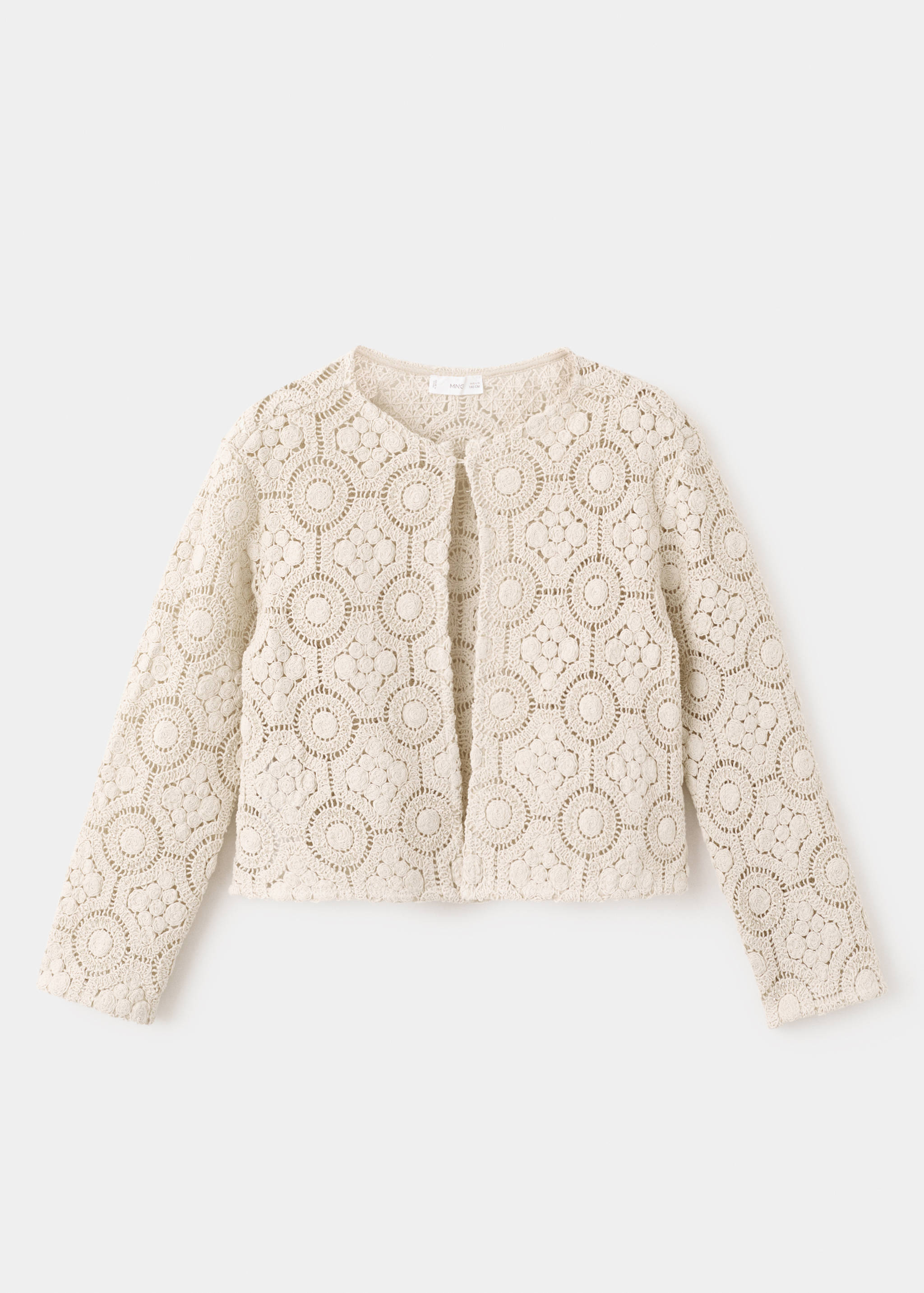 Openwork knit cardigan - Article without model