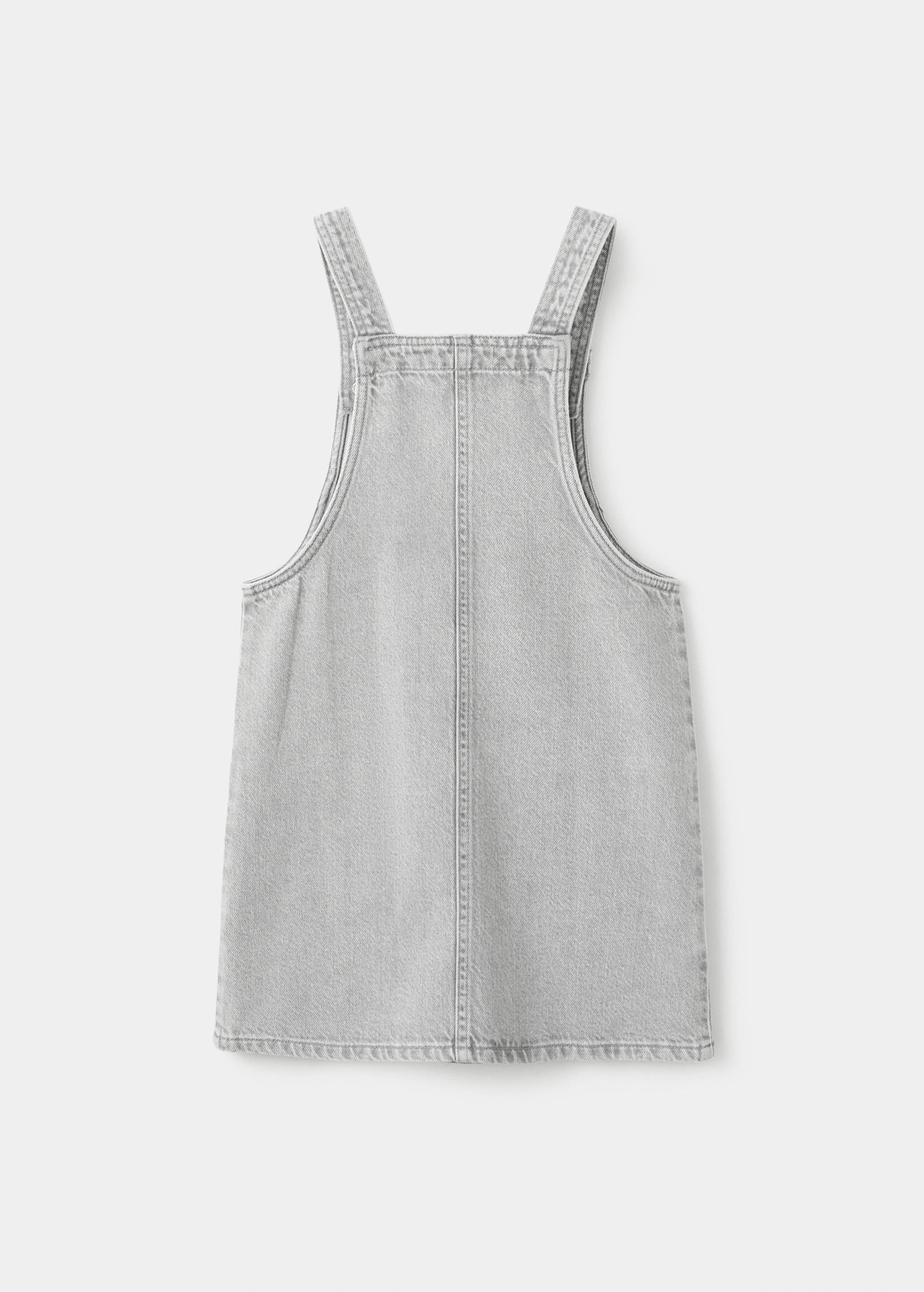 牛仔布背带裙 - null