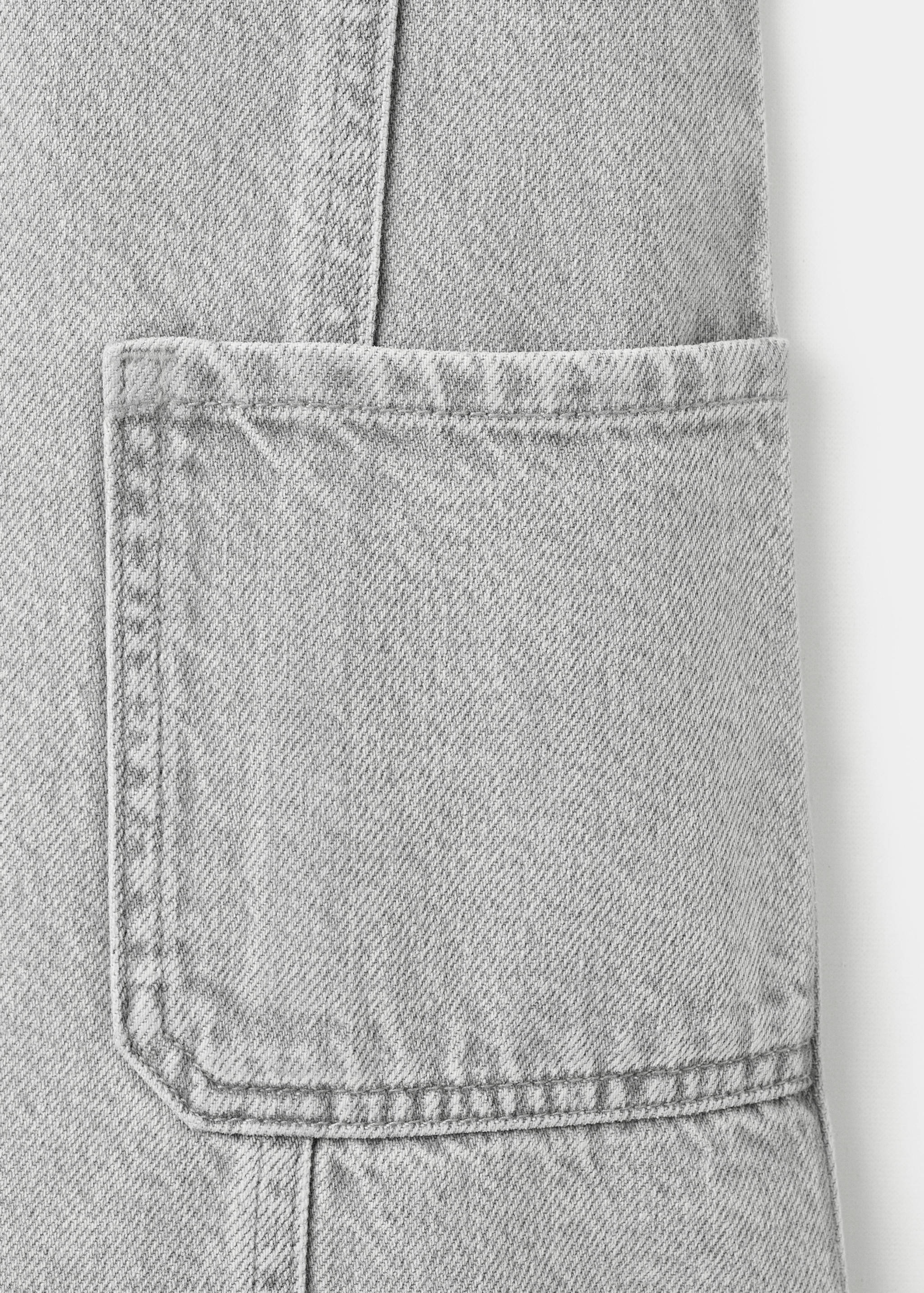 牛仔布背带裙 - null