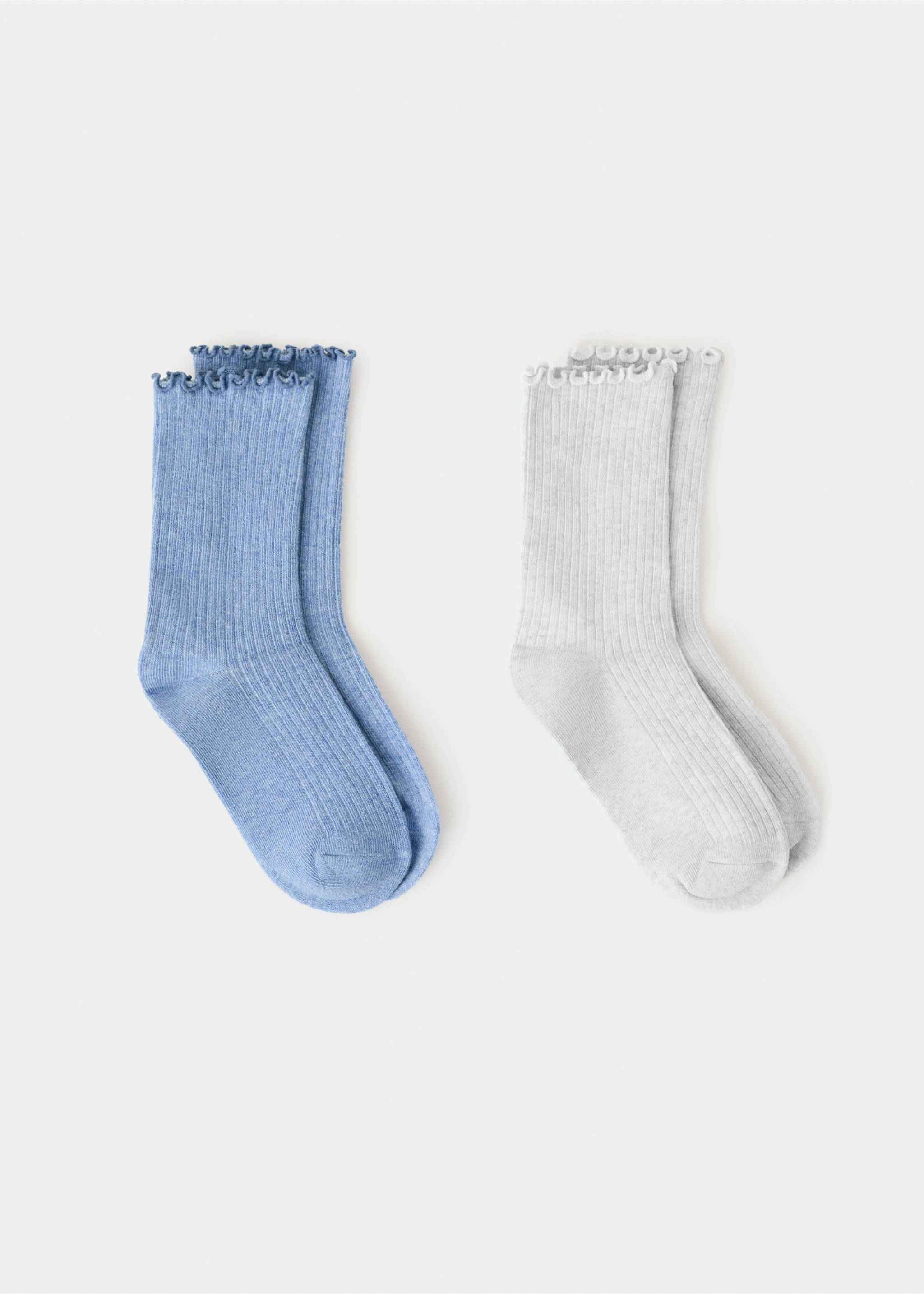 Pack 2 mitjons canalé - Article sense model, Lavanda. Ref: 27083736-00.