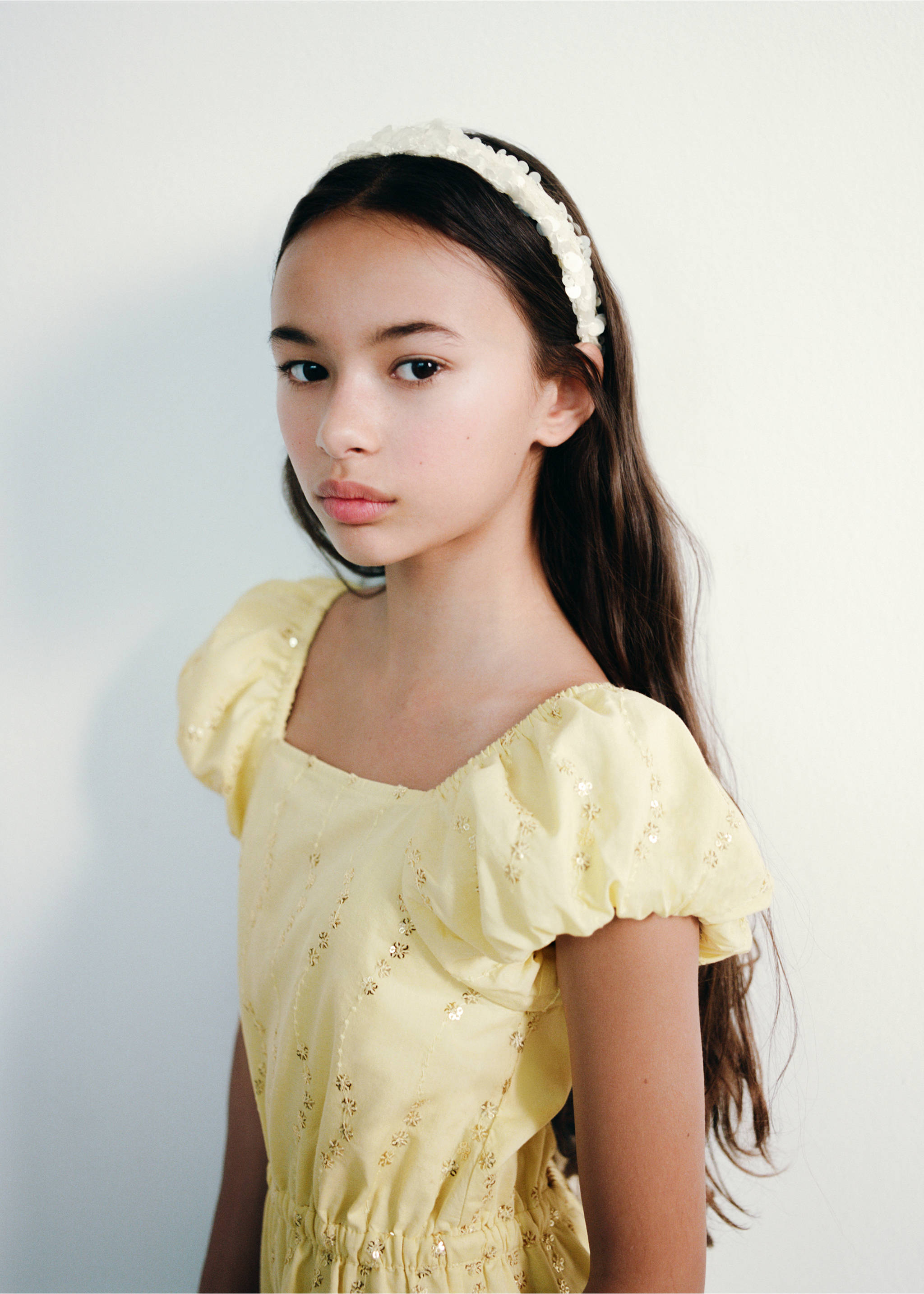 Granota brodat floral - Pla general, Llima. Ref: 27084042-00.