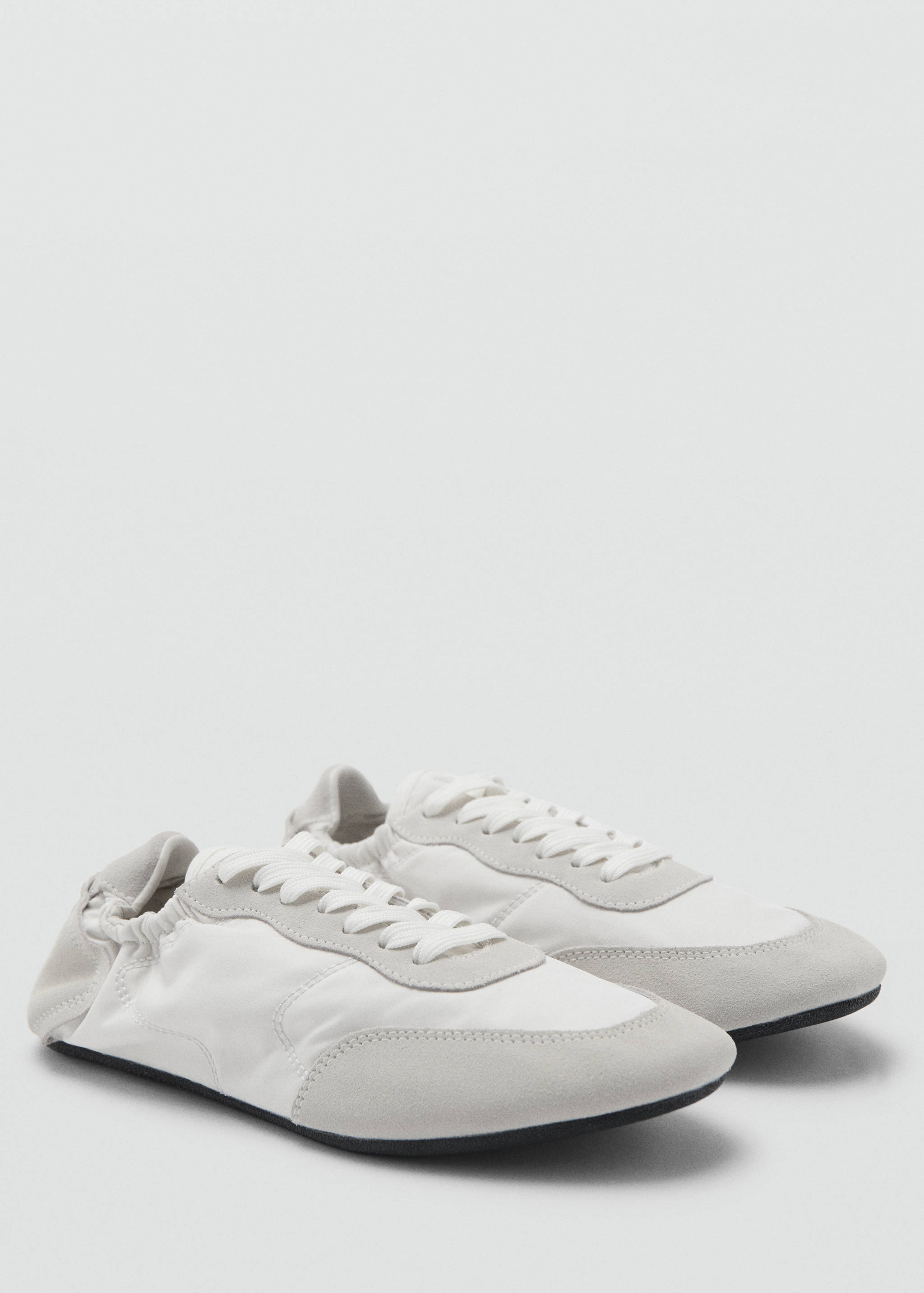 Lace-up leather sneakers - Medium plane
