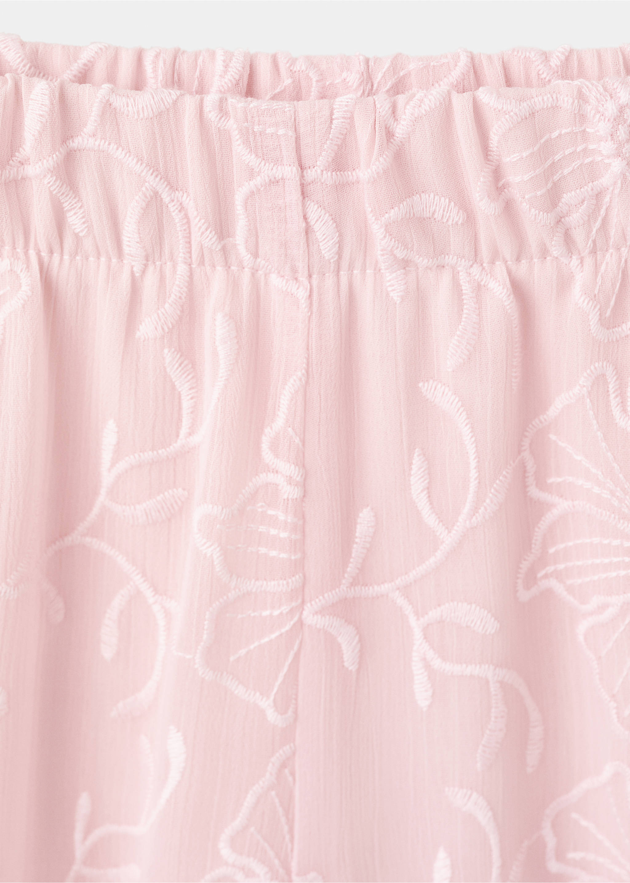 刺绣飘逸裤 - null, 粉色. Ref: 27084045-00.