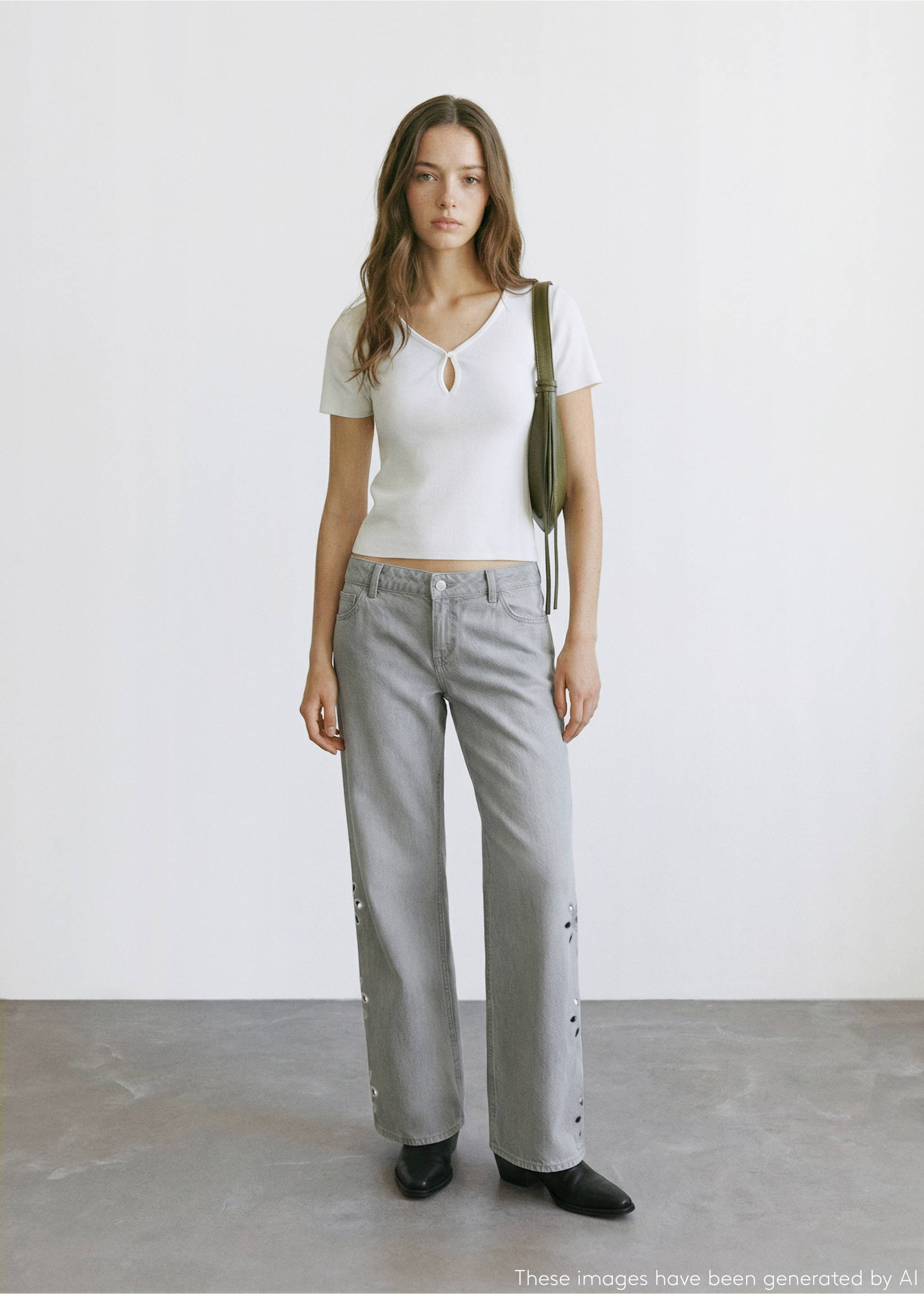 Short sleeve knitted t-shirt - General plane, Off White. Ref: 27084046-00.