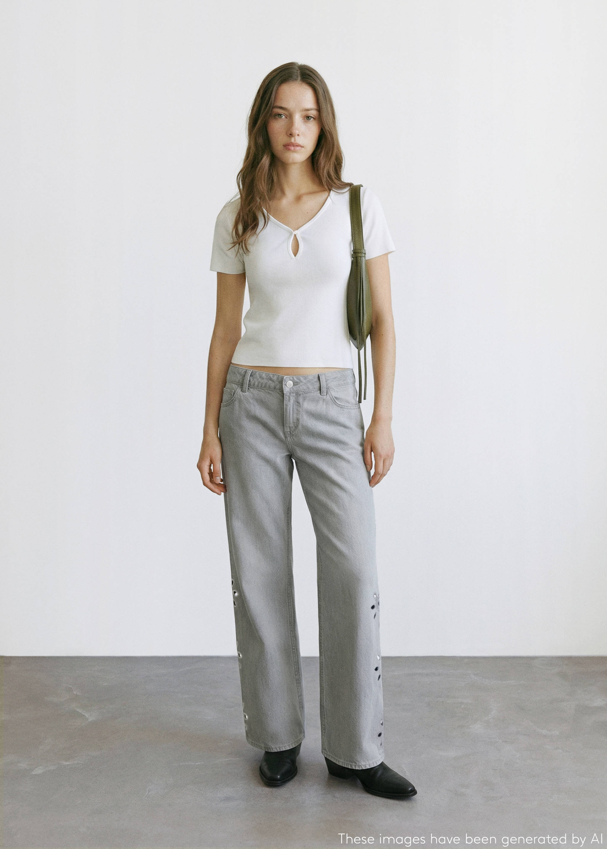 Short sleeve knitted t-shirt - General plane