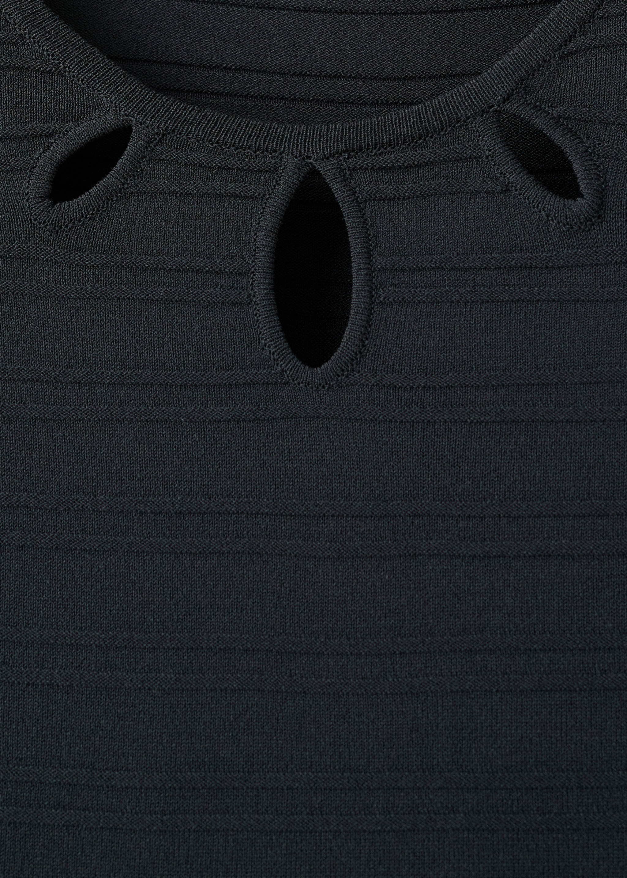 Long dress with striped texture - Details of the article 8