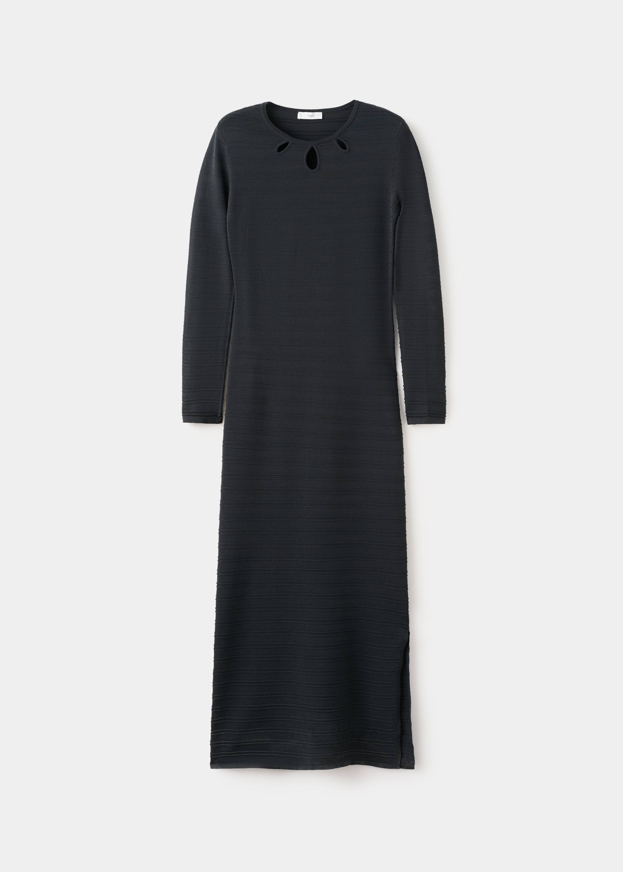 Long dress with striped texture - Article without model