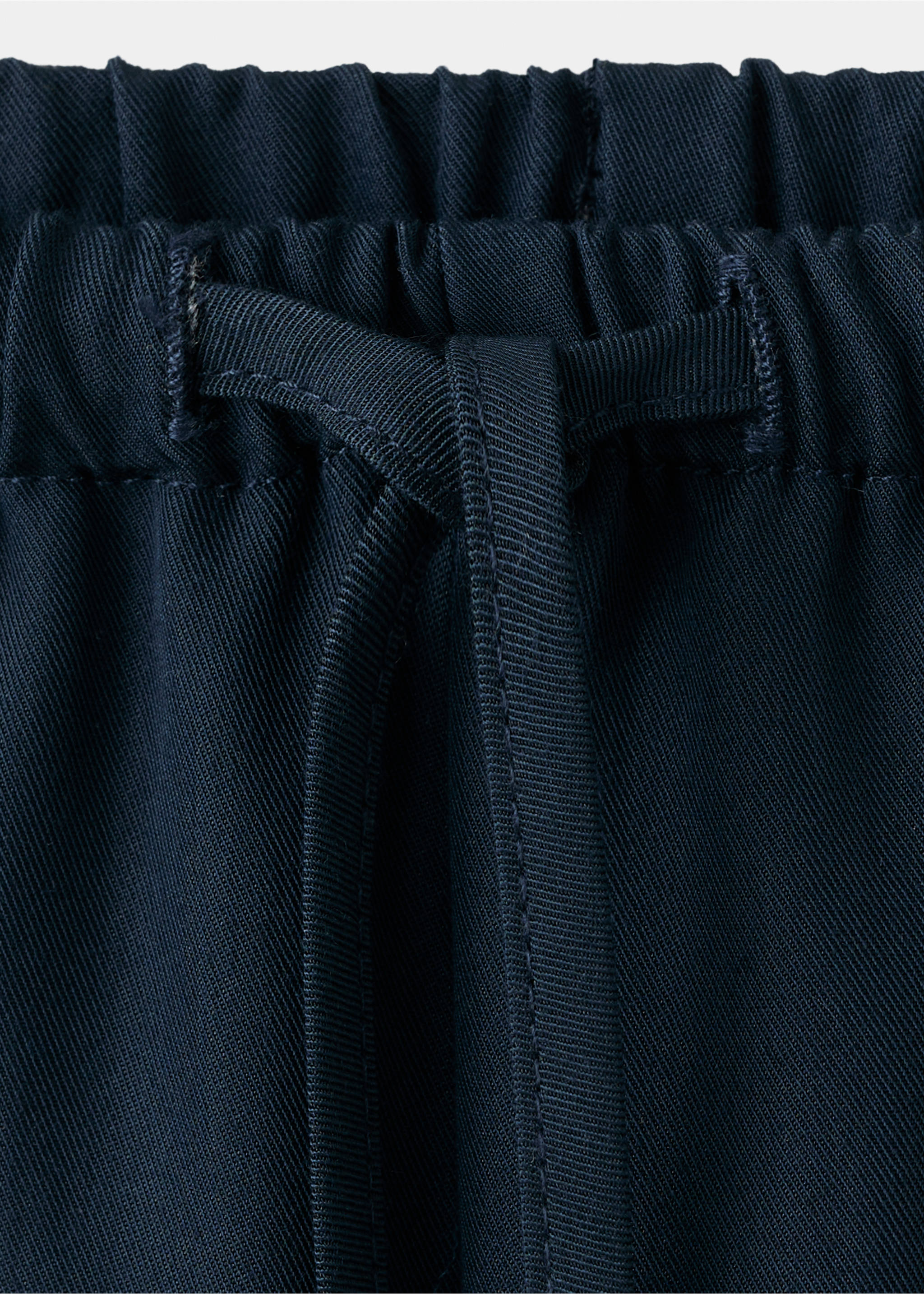 Balloon cotton trousers - Details of the article 8, Navy. Ref: 27084050-00.