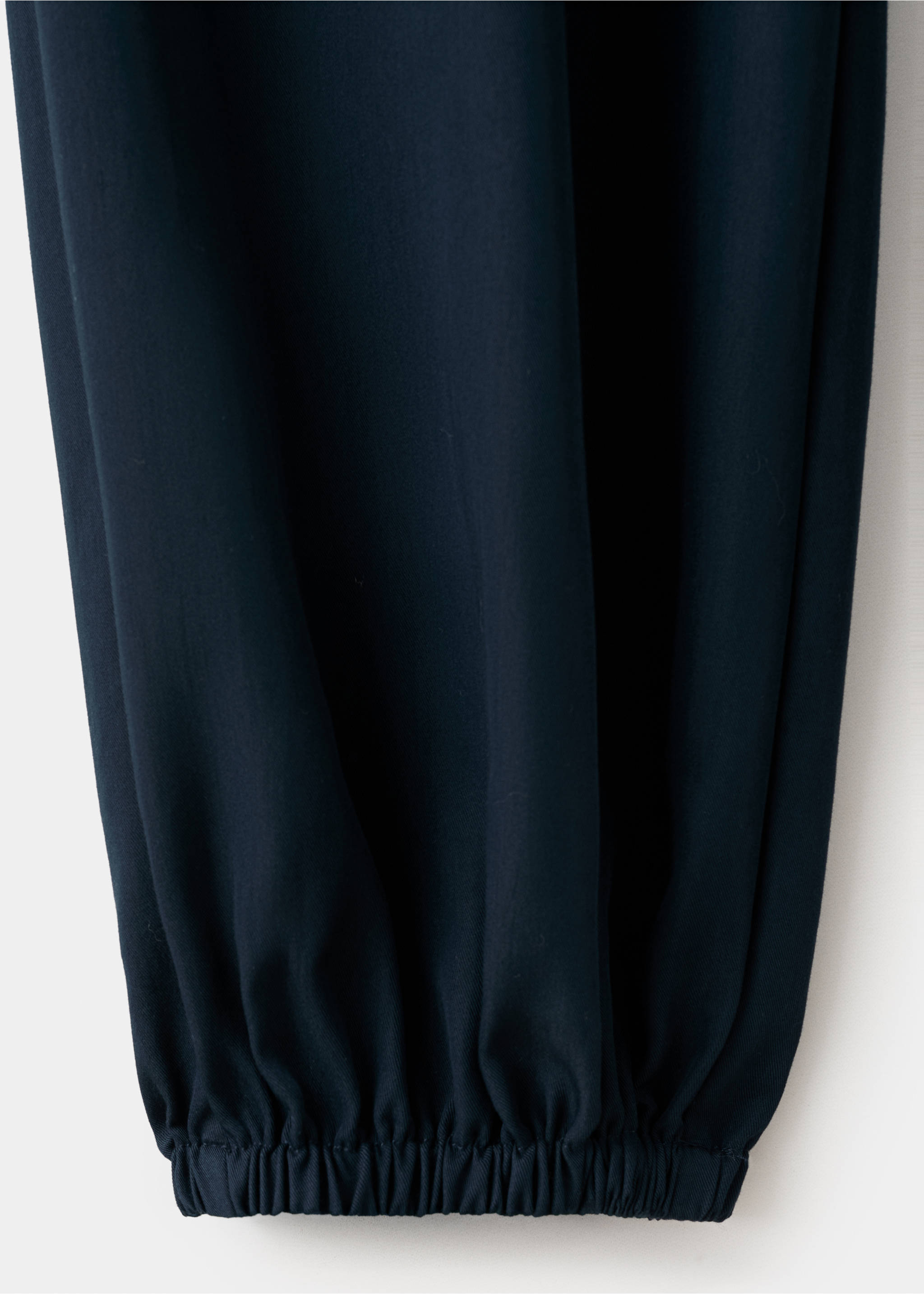 Balloon cotton trousers - Details of the article 0, Navy. Ref: 27084050-00.