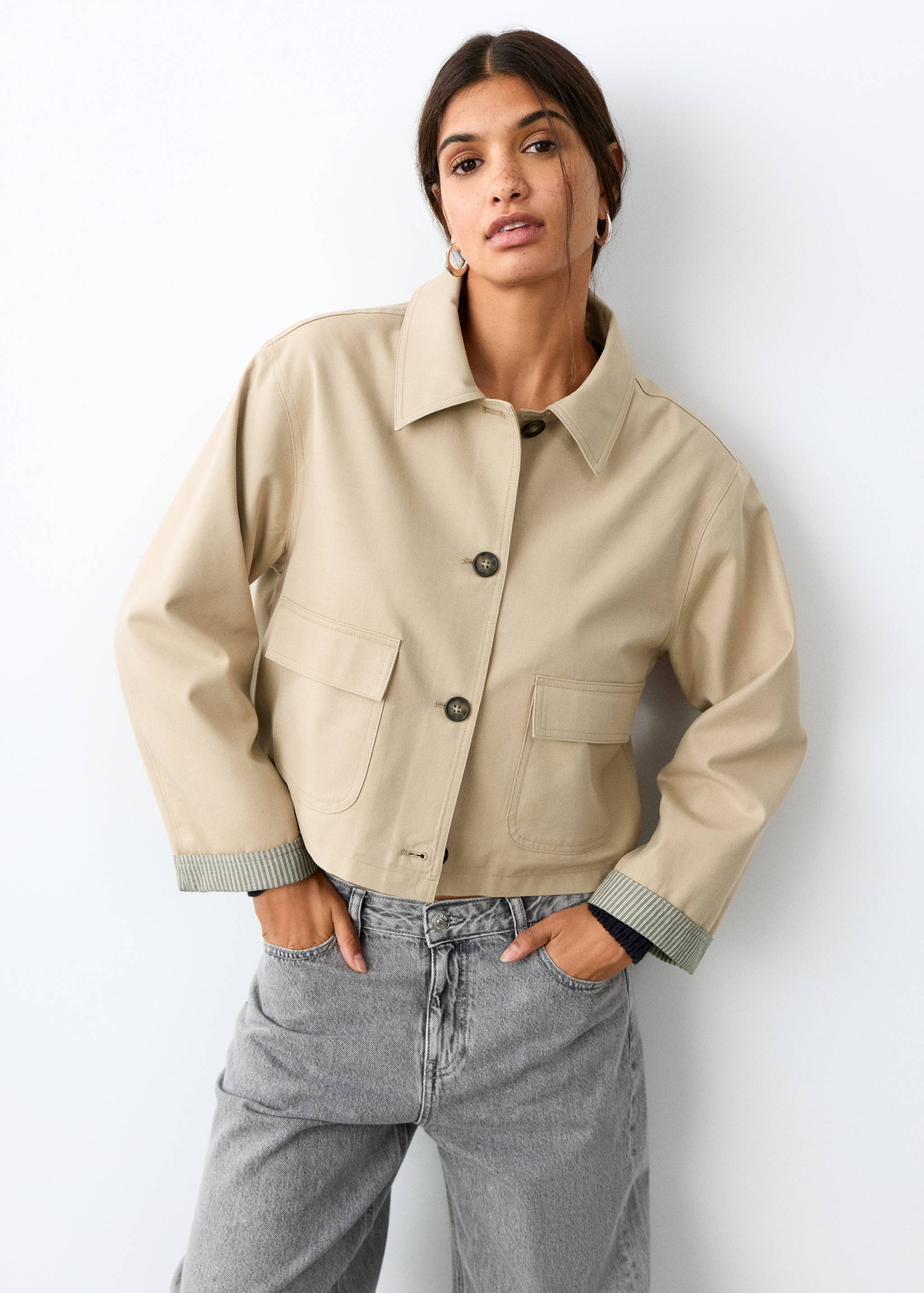 Klassieke korte trenchcoat - Detail van het artikel 2