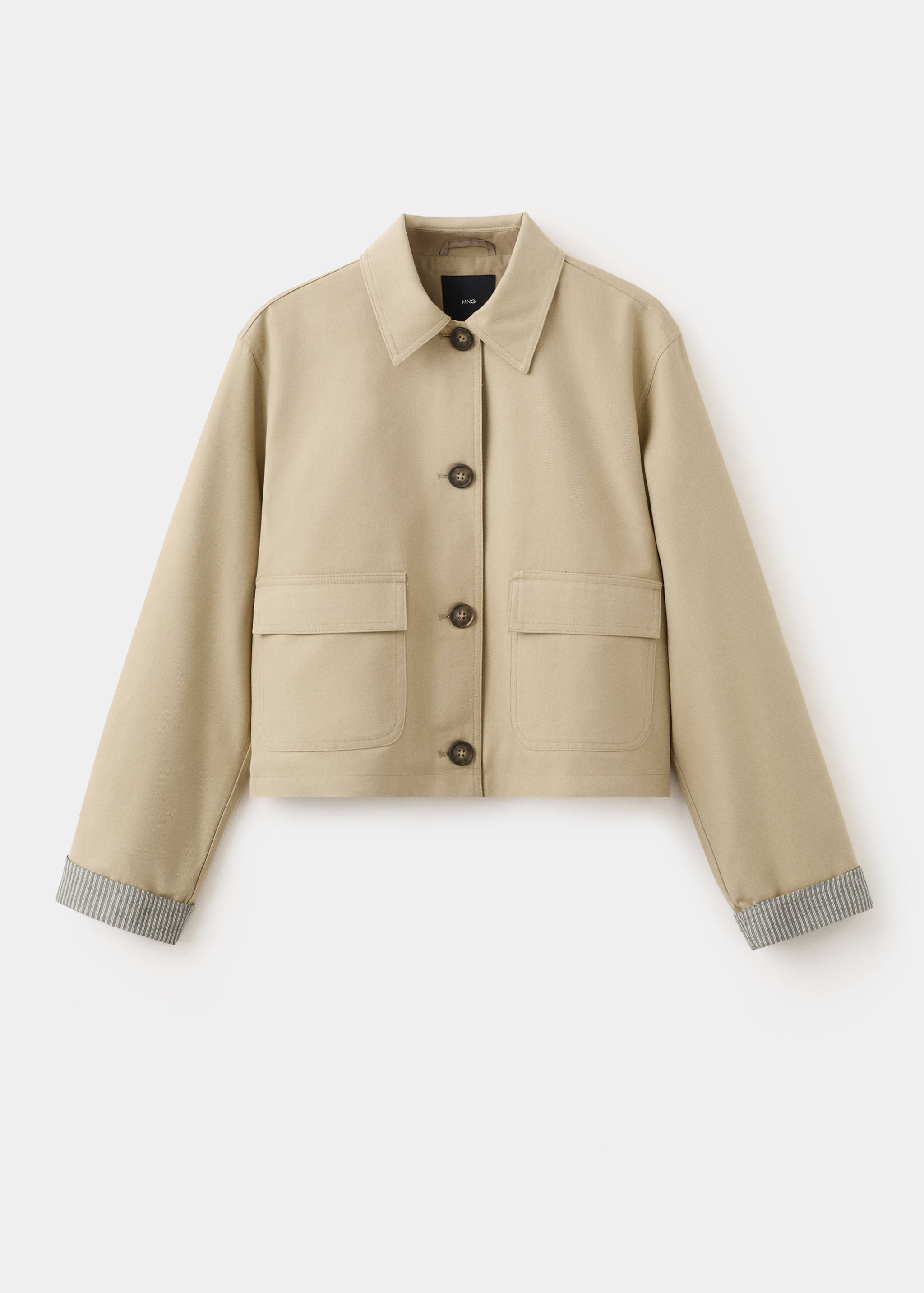 Klassieke korte trenchcoat - Artikel zonder model