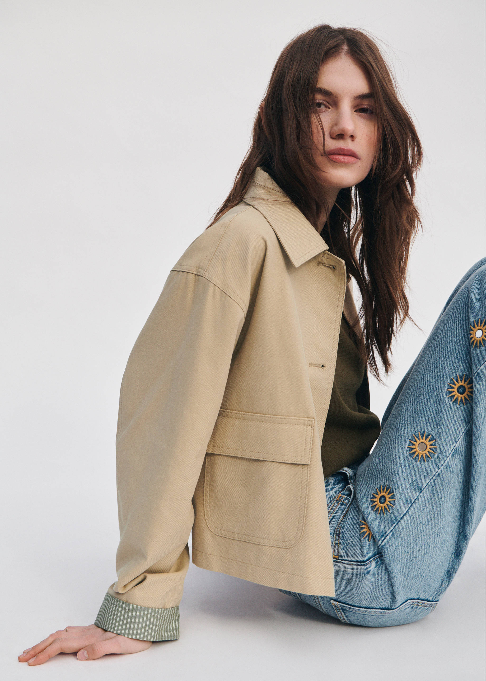 Klassieke korte trenchcoat - Detail van het artikel 5