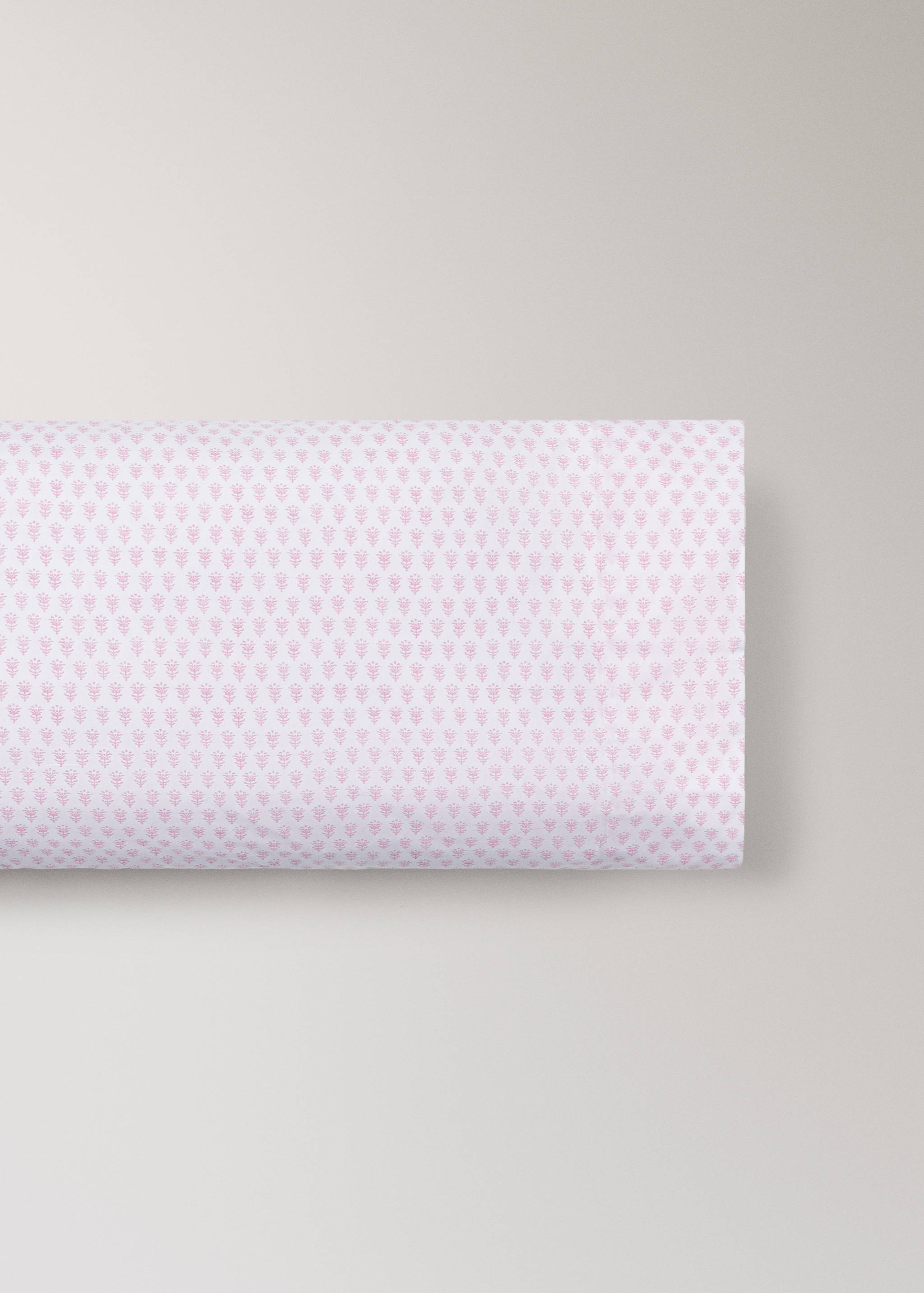 Funda almohada infantil algodón percal mini flor 45x110 cm - Artículo sin modelo