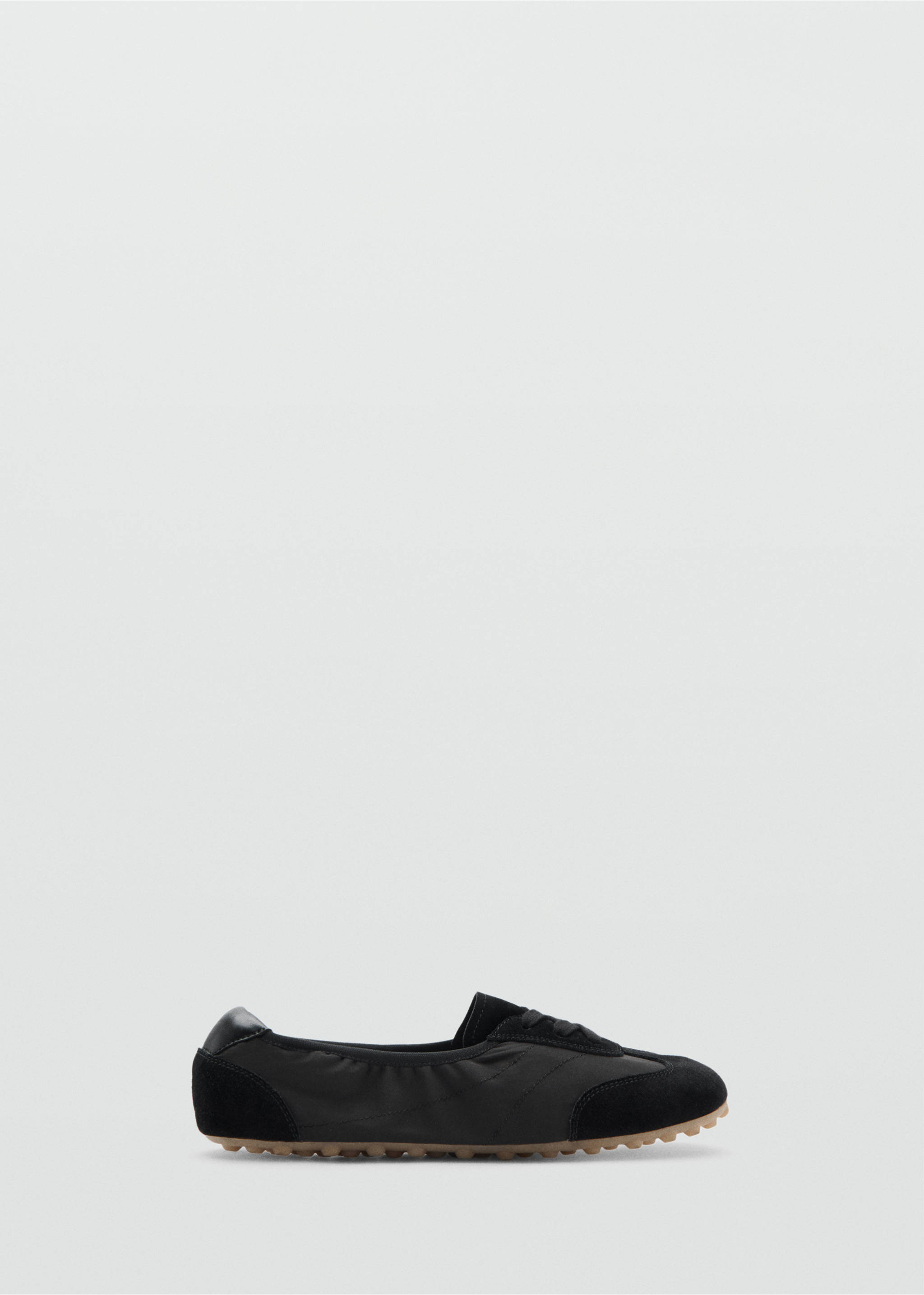 Mixed suede trainers - Article without model, Black. Ref: 27084064-00.