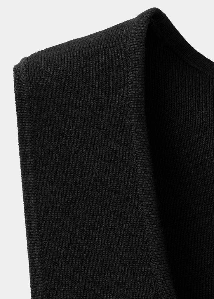 Top with bow closure — Black