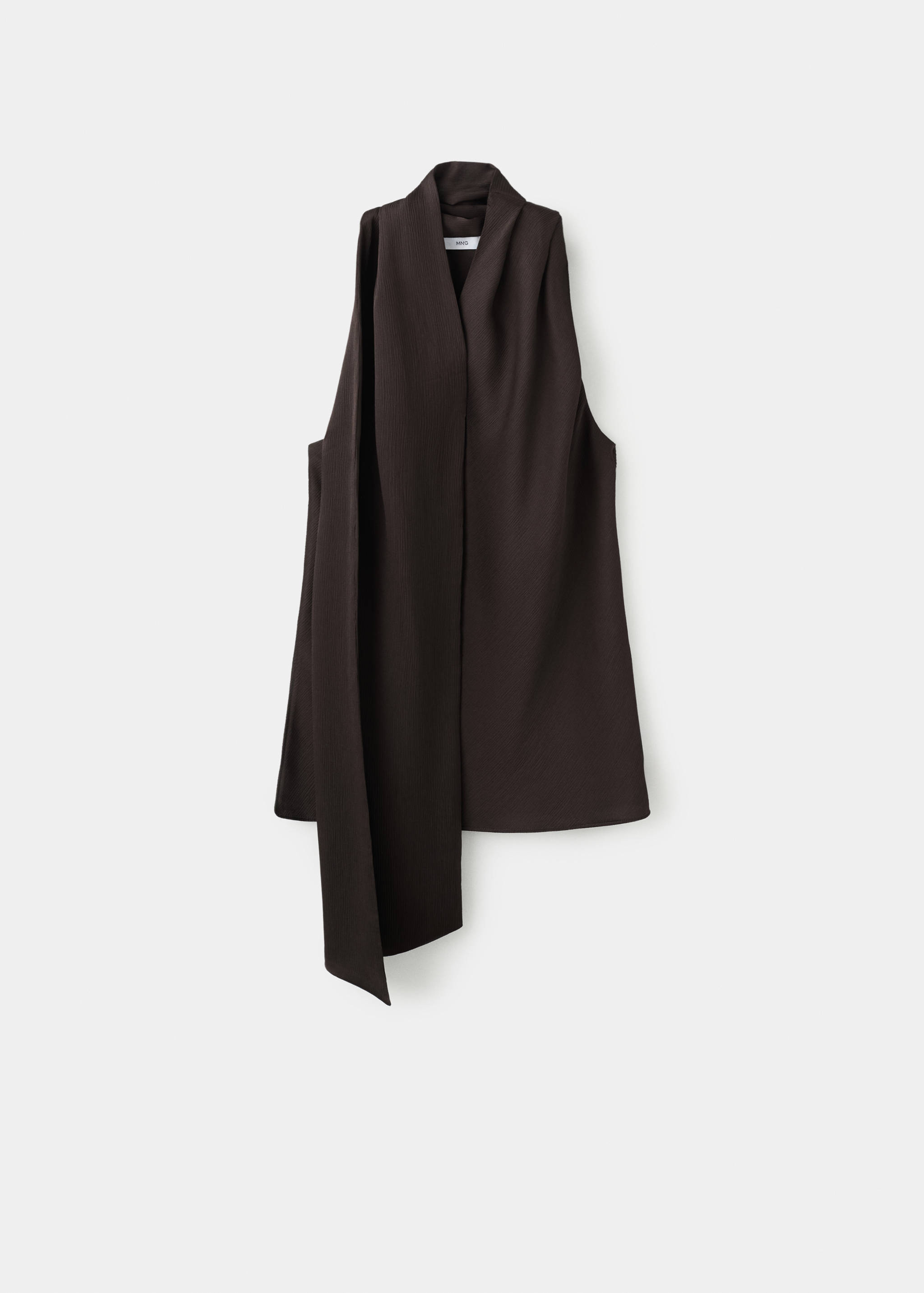 Top foulard col - Article sans modèle
