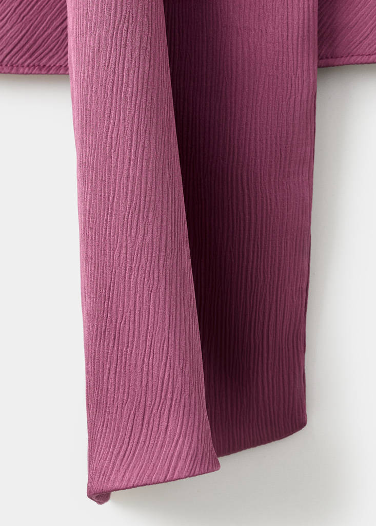 Scarf neck top — Light/Pastel Purple