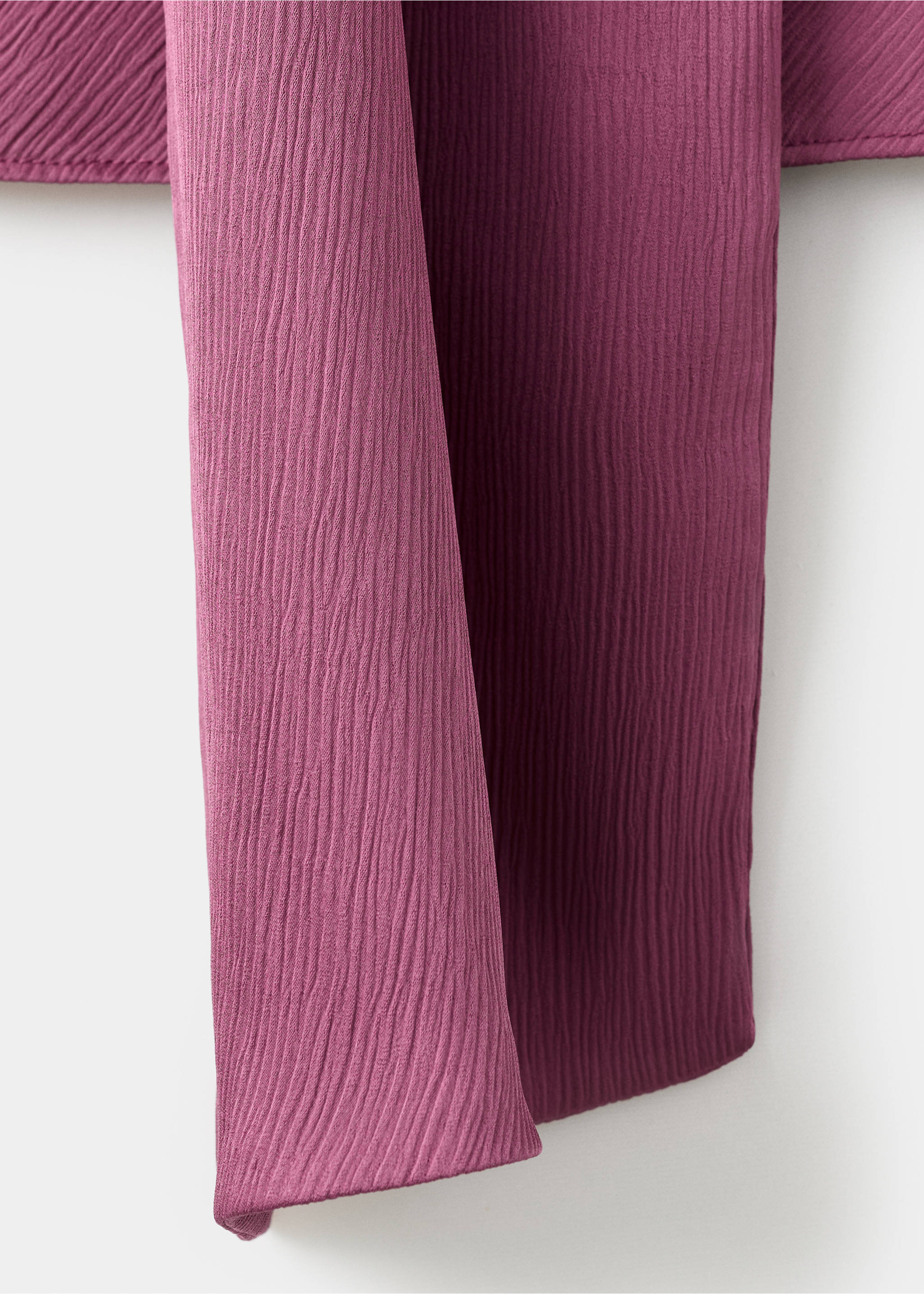 Scarf neck top - Details of the article 0, Light/Pastel Purple. Ref: 27084074-00.