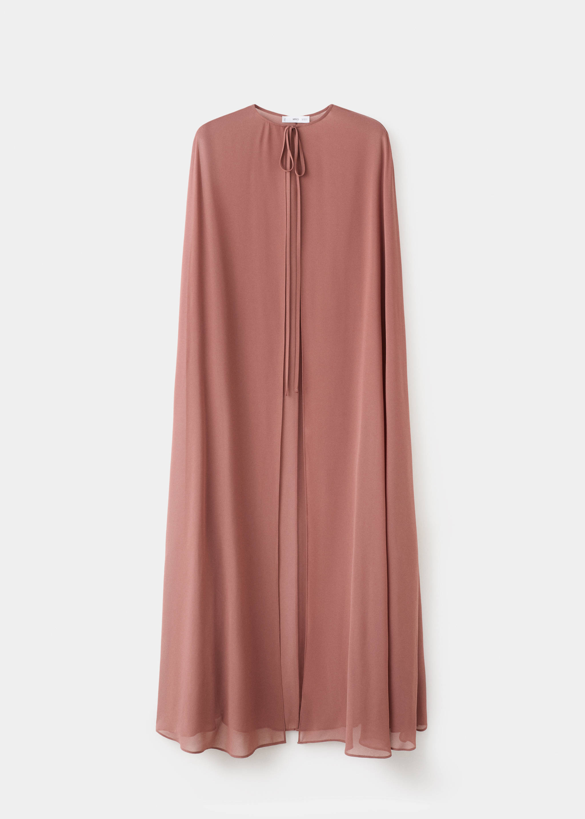 Langes Cape mit Schleife - Artikel ohne Model
