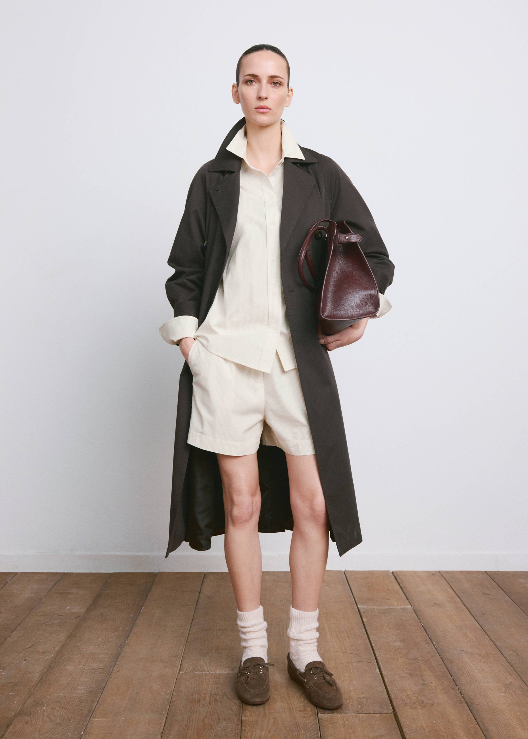 Shorts algodón cintura elástica - Plano general