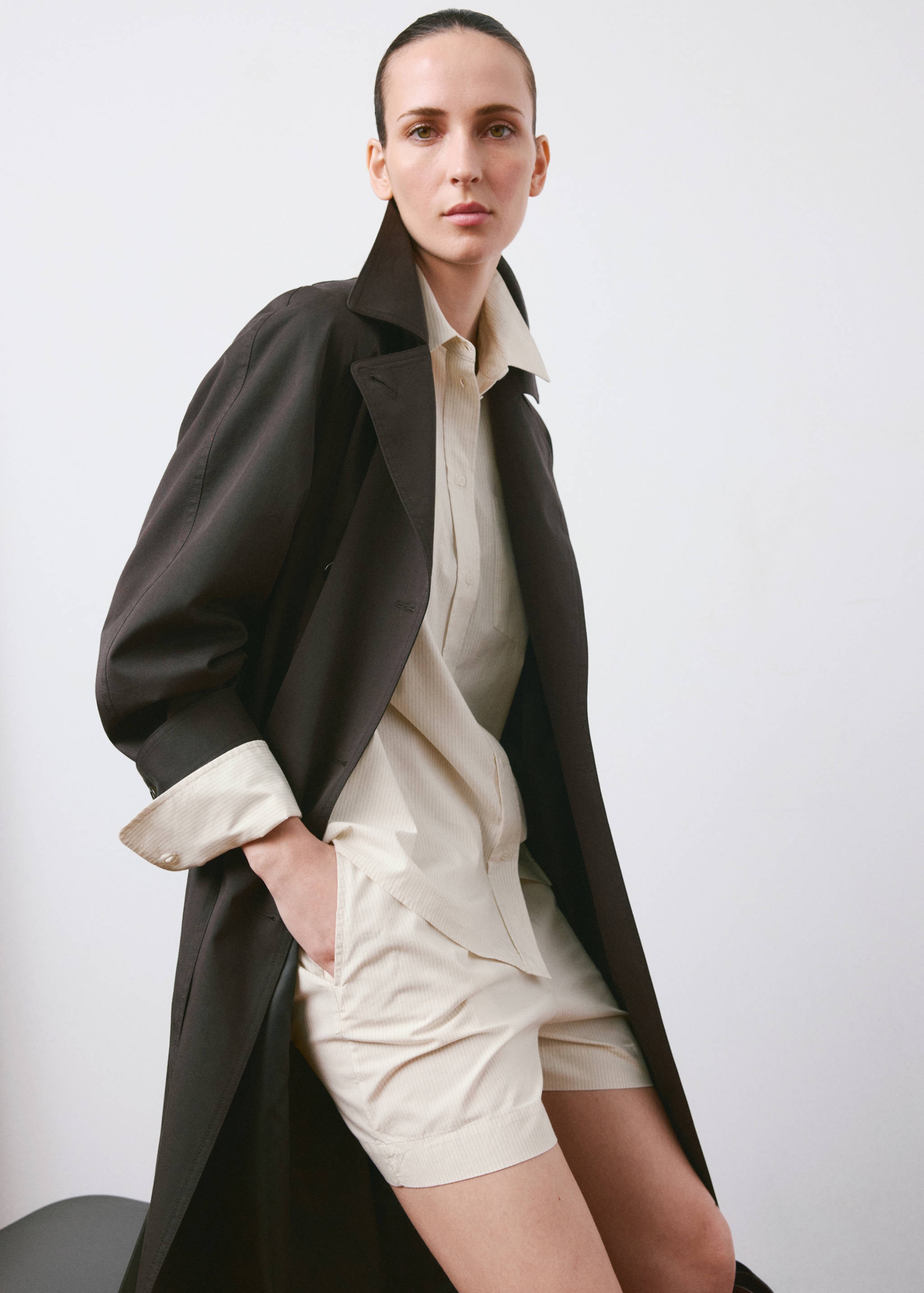 Shorts algodón cintura elástica - Detalle del artículo 2