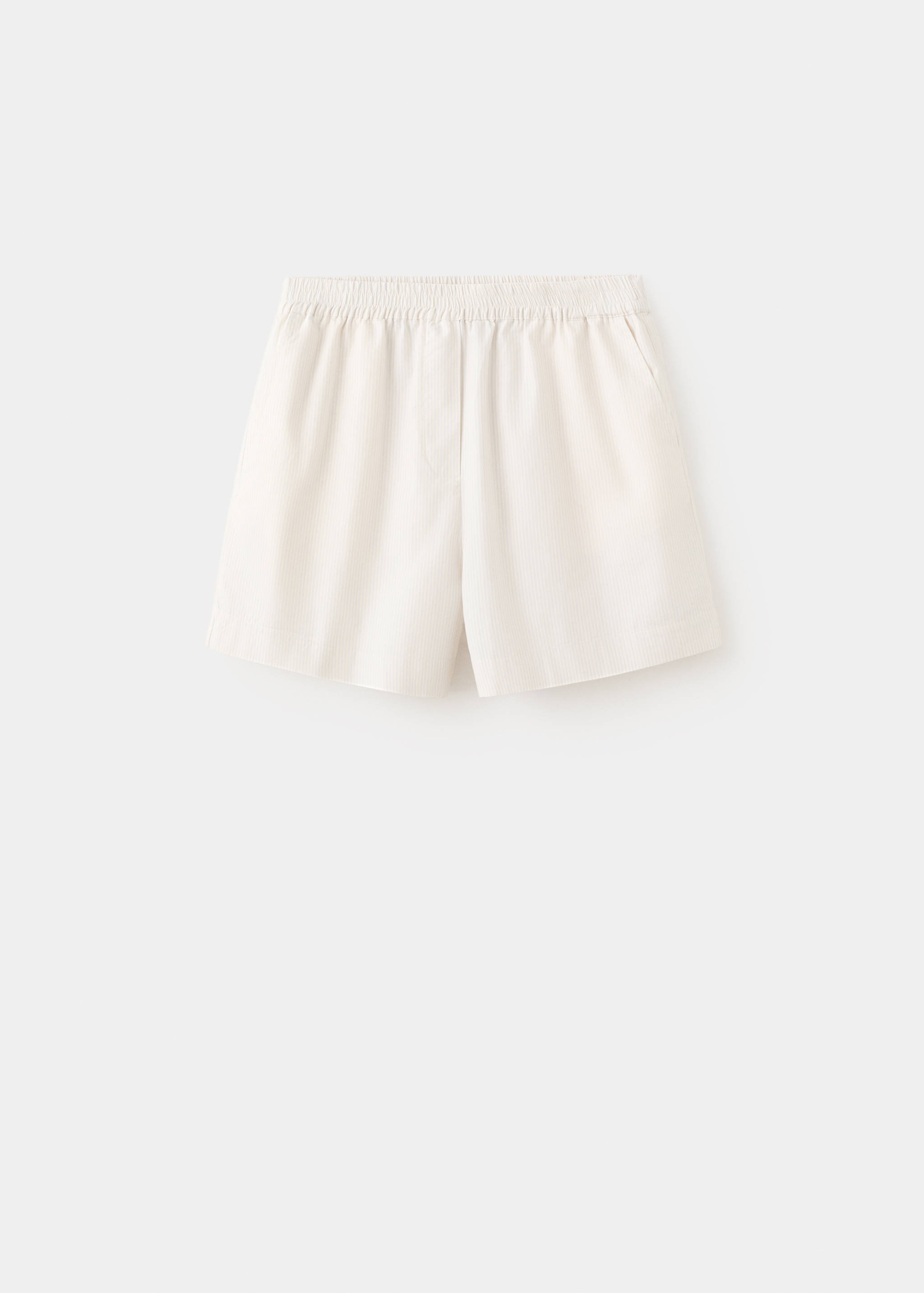 Cotton shorts with elastic waist - Article without model