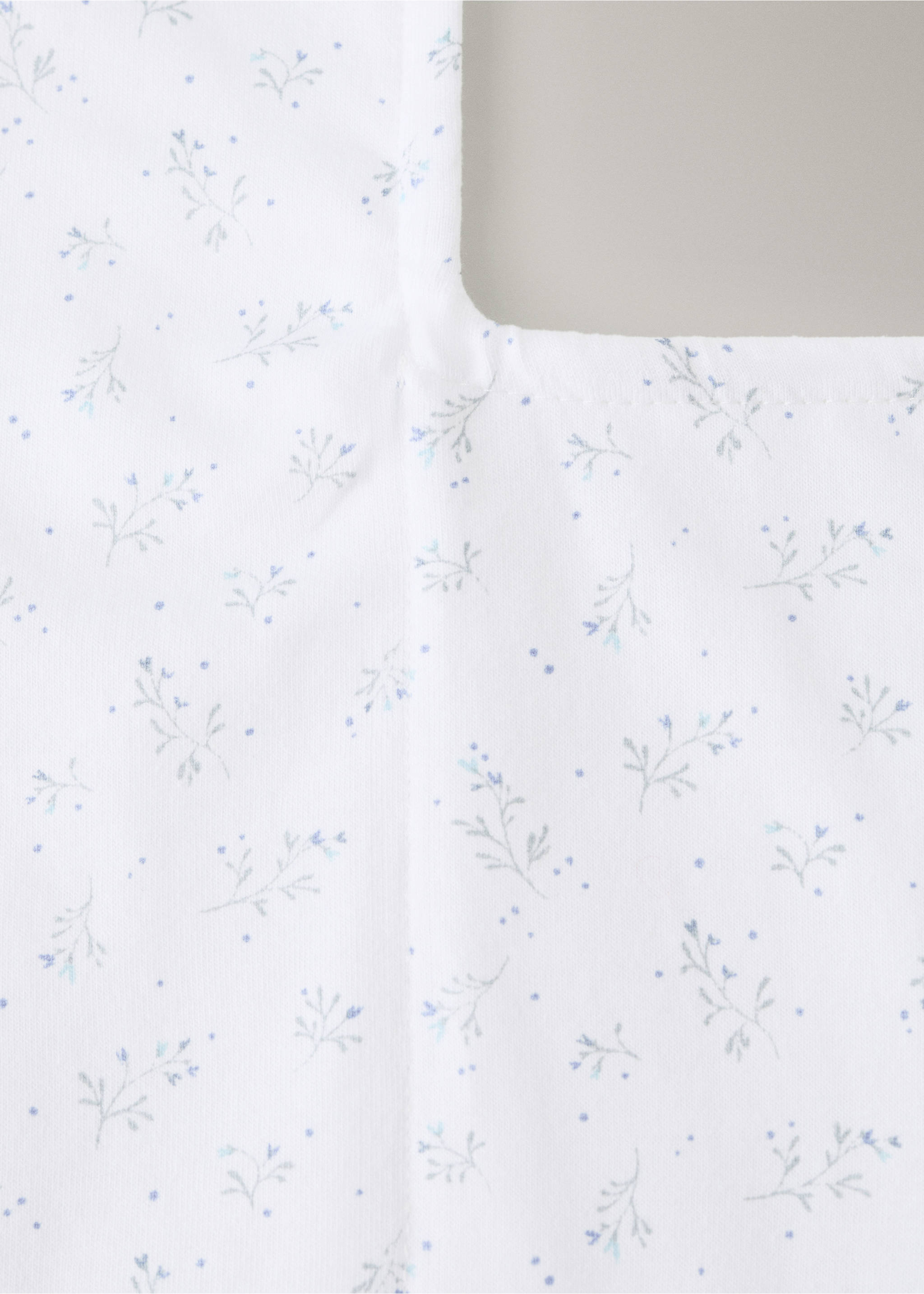 Cotton flower baby changing pad - Detail van het artikel 4, Wit. Ref: 27084081-00.