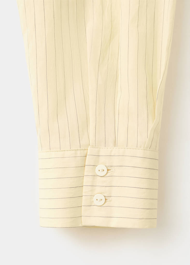 Stripped knot shirt — Pastel Yellow
