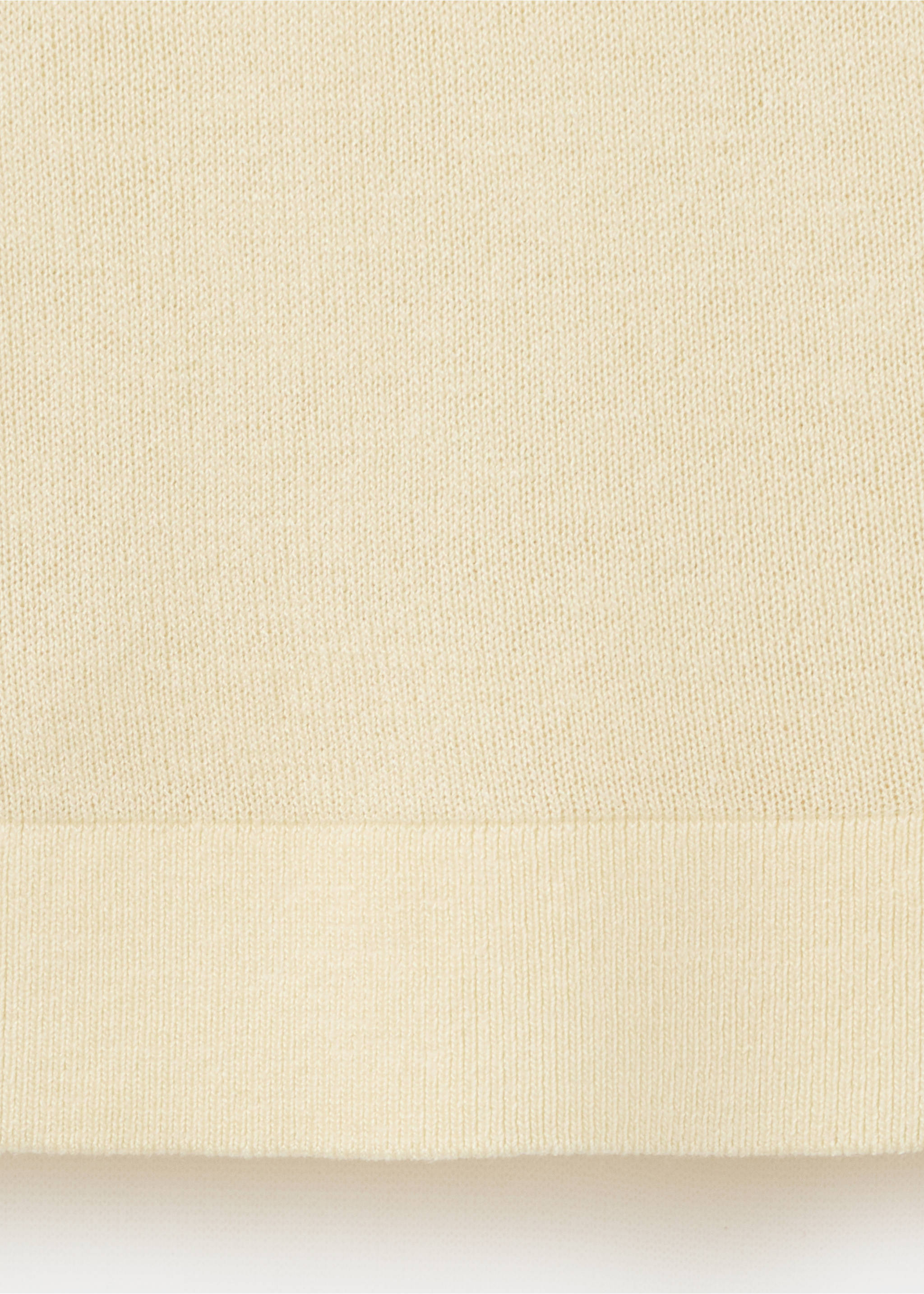 Top maille détail foulard - Détail de l'article 0, Jaune pastel. Ref: 27084083-00.