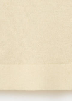 Knit top with scarf detail — Pastel Yellow 10