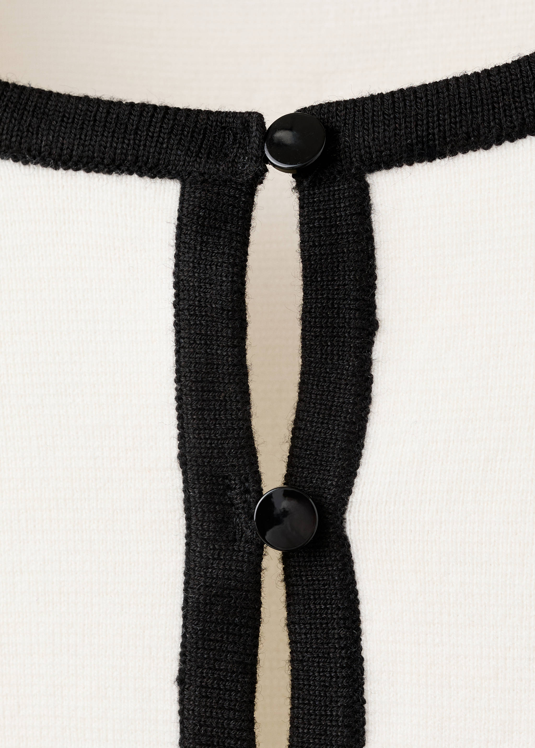 Chaqueta punto ribetes contraste - Detalle del artículo 8