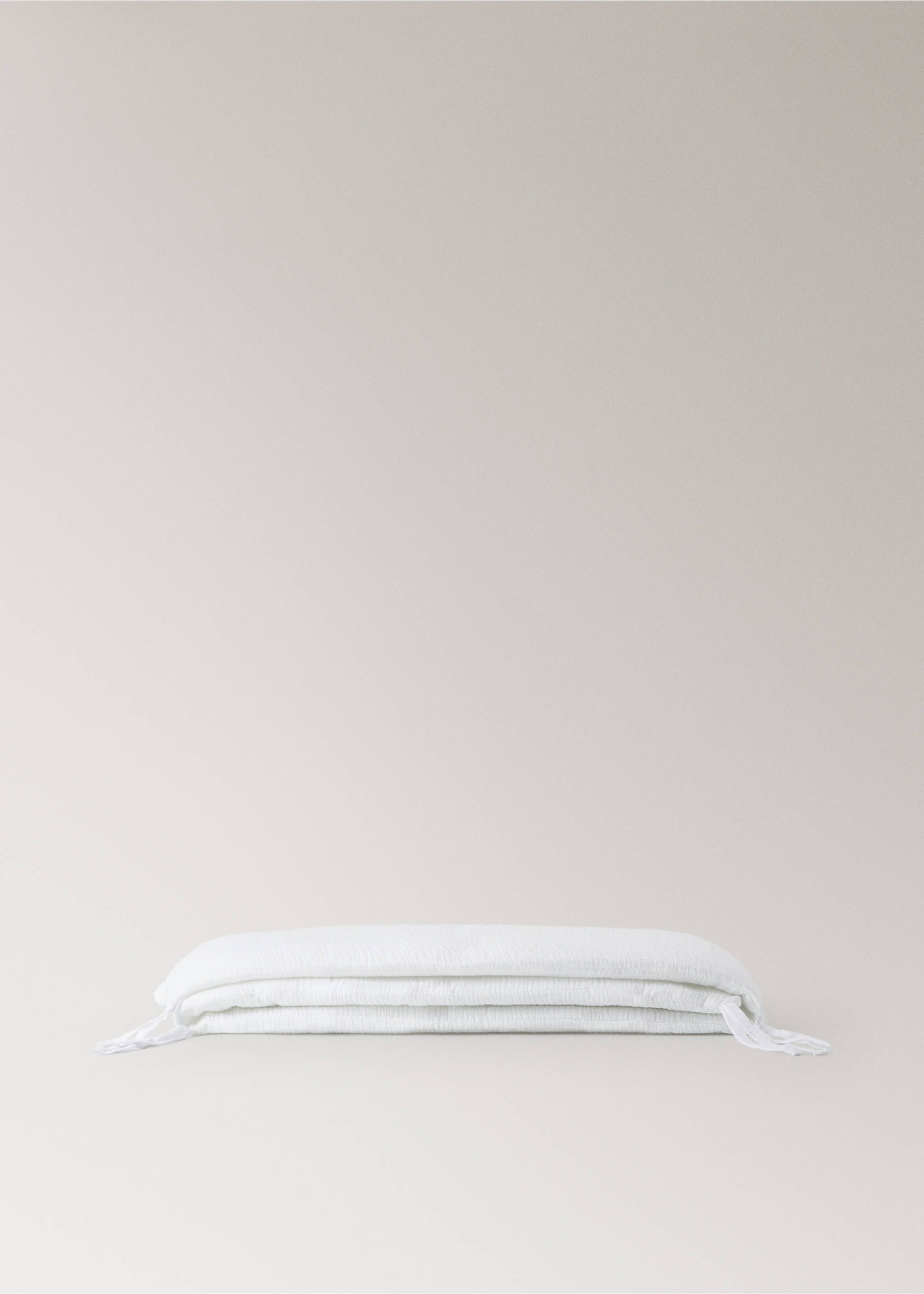 Protector cuna algodón gasa - Artículo sin modelo, Blanco. Ref: 27084085-00.