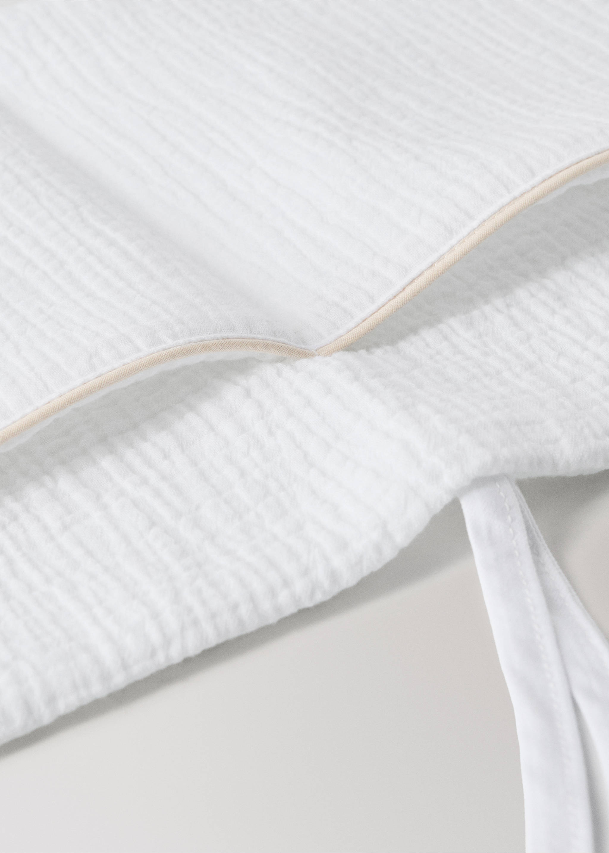 Organisateur bébé en gaze de coton - Détail de l'article 1, Blanc. Ref: 27084086-00.