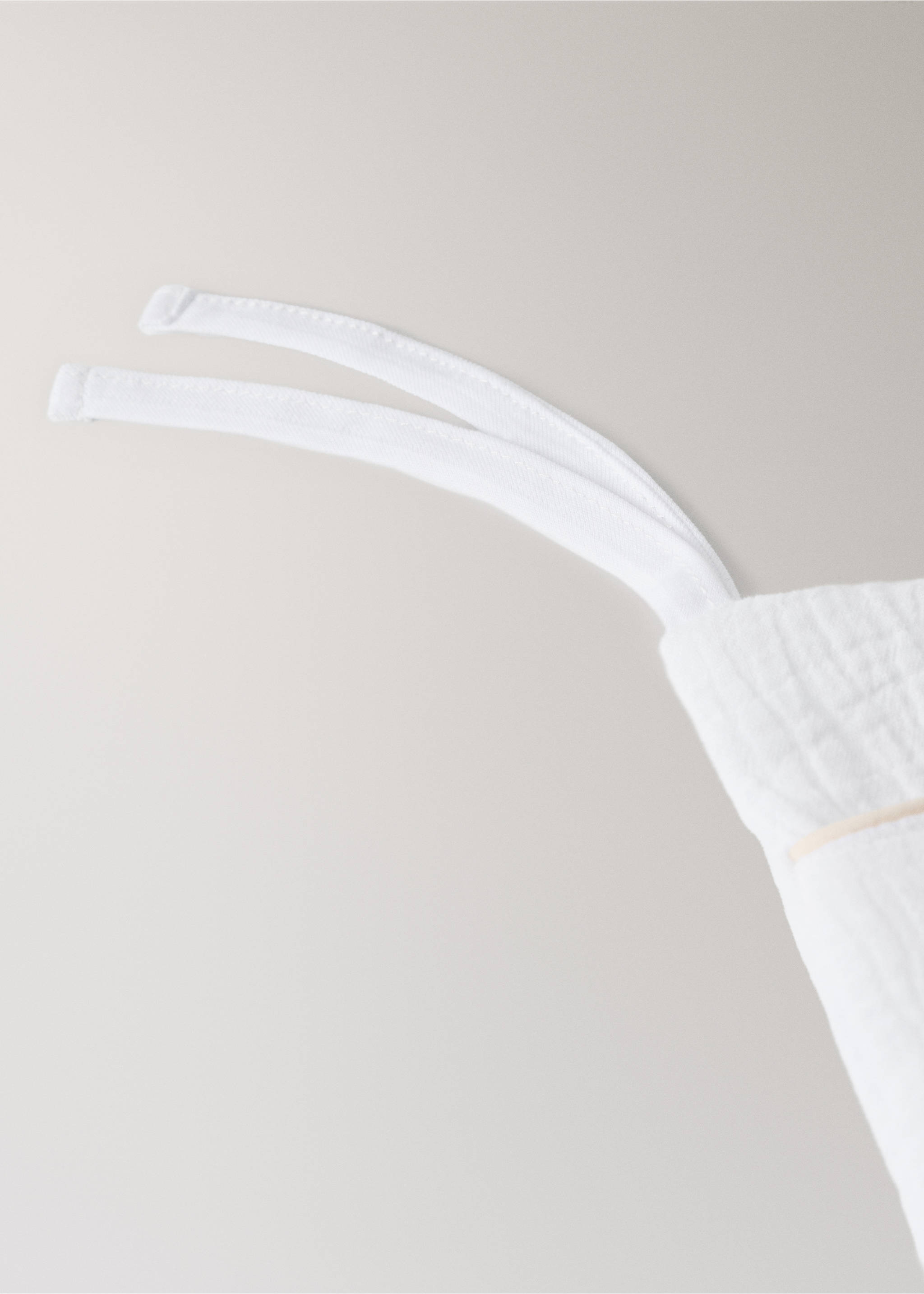 Organisateur bébé en gaze de coton - Détail de l'article 2, Blanc. Ref: 27084086-00.