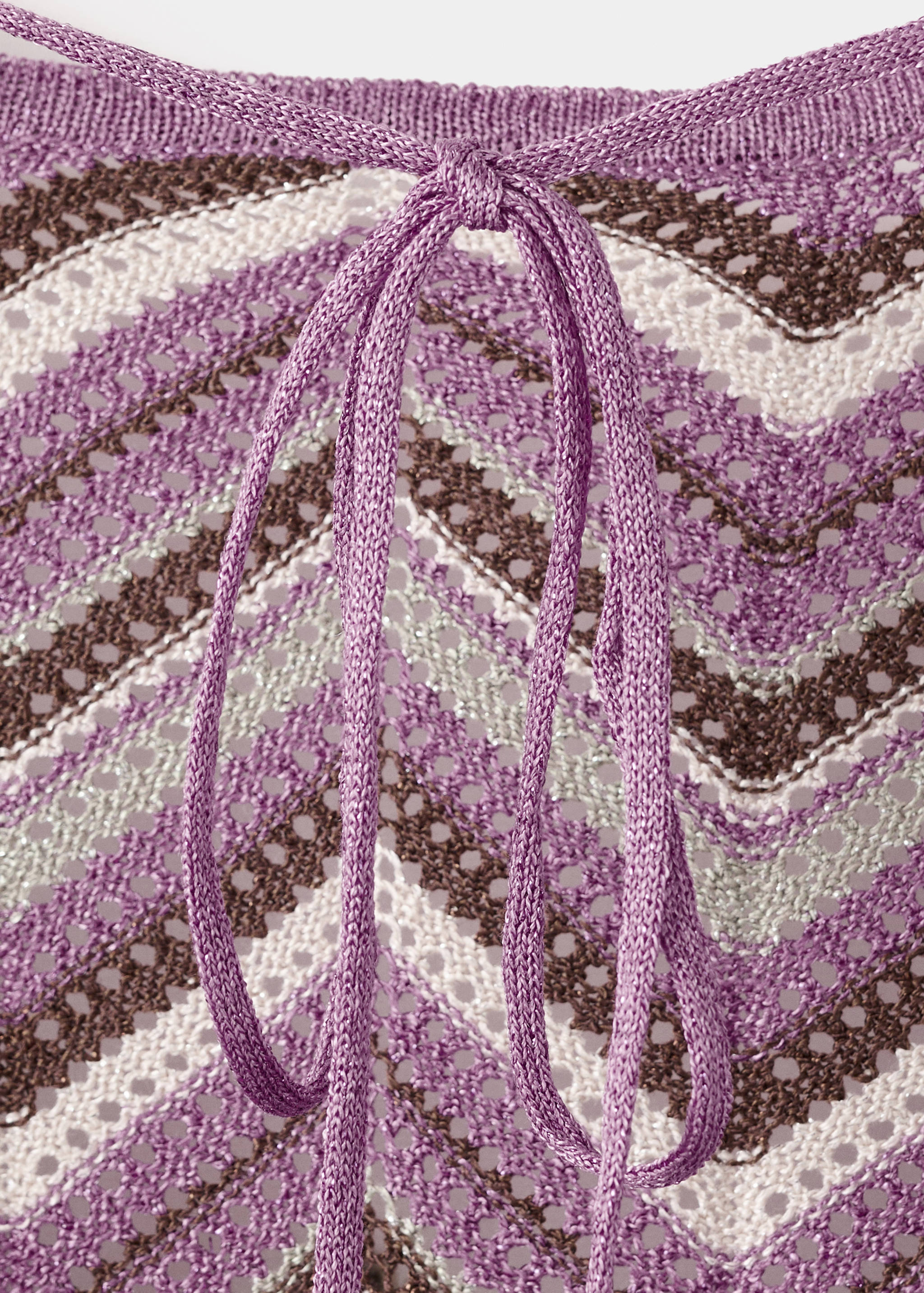 Long flared knitted dress - Details of the article 8