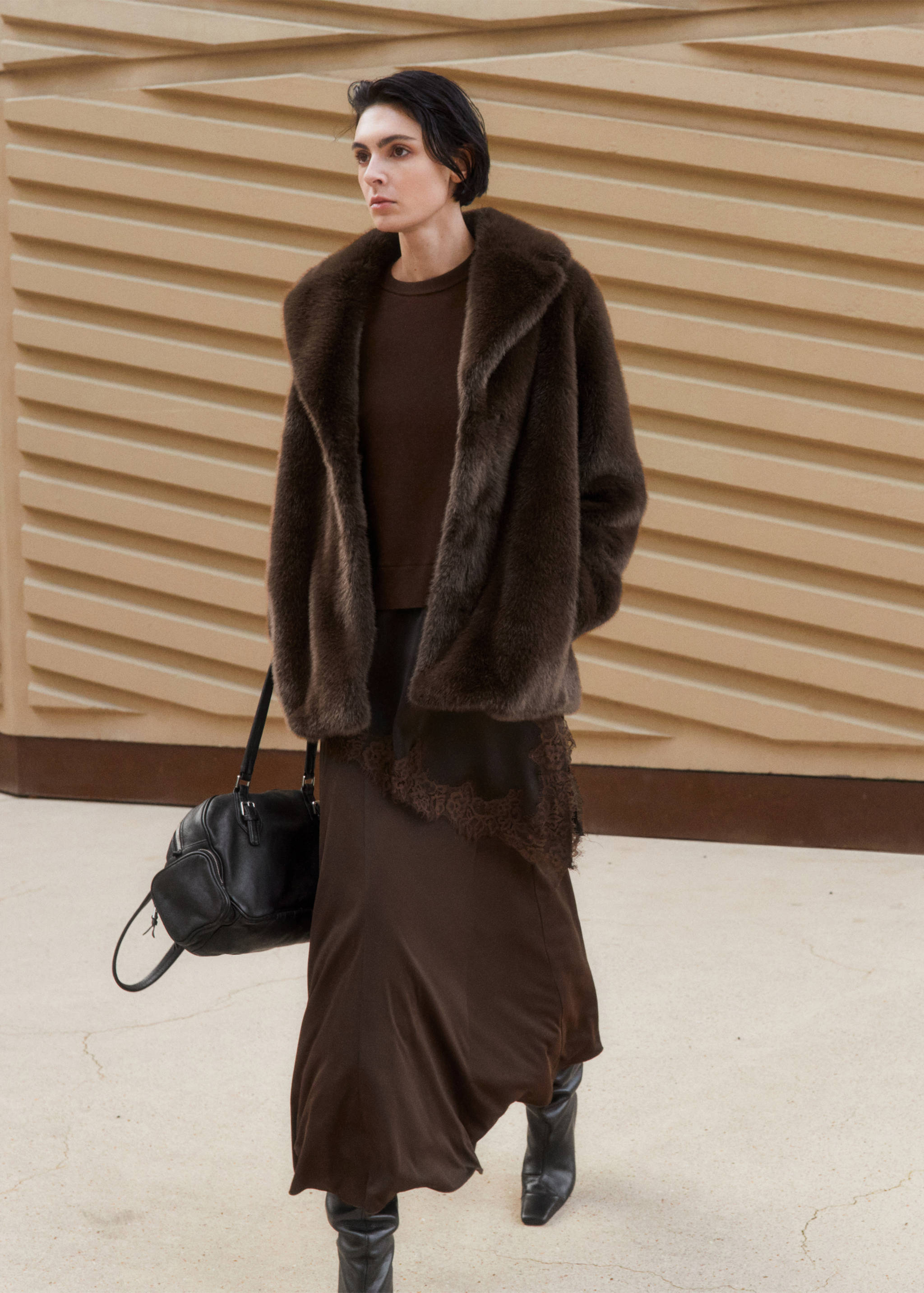 Jumper with lace detail - General plane