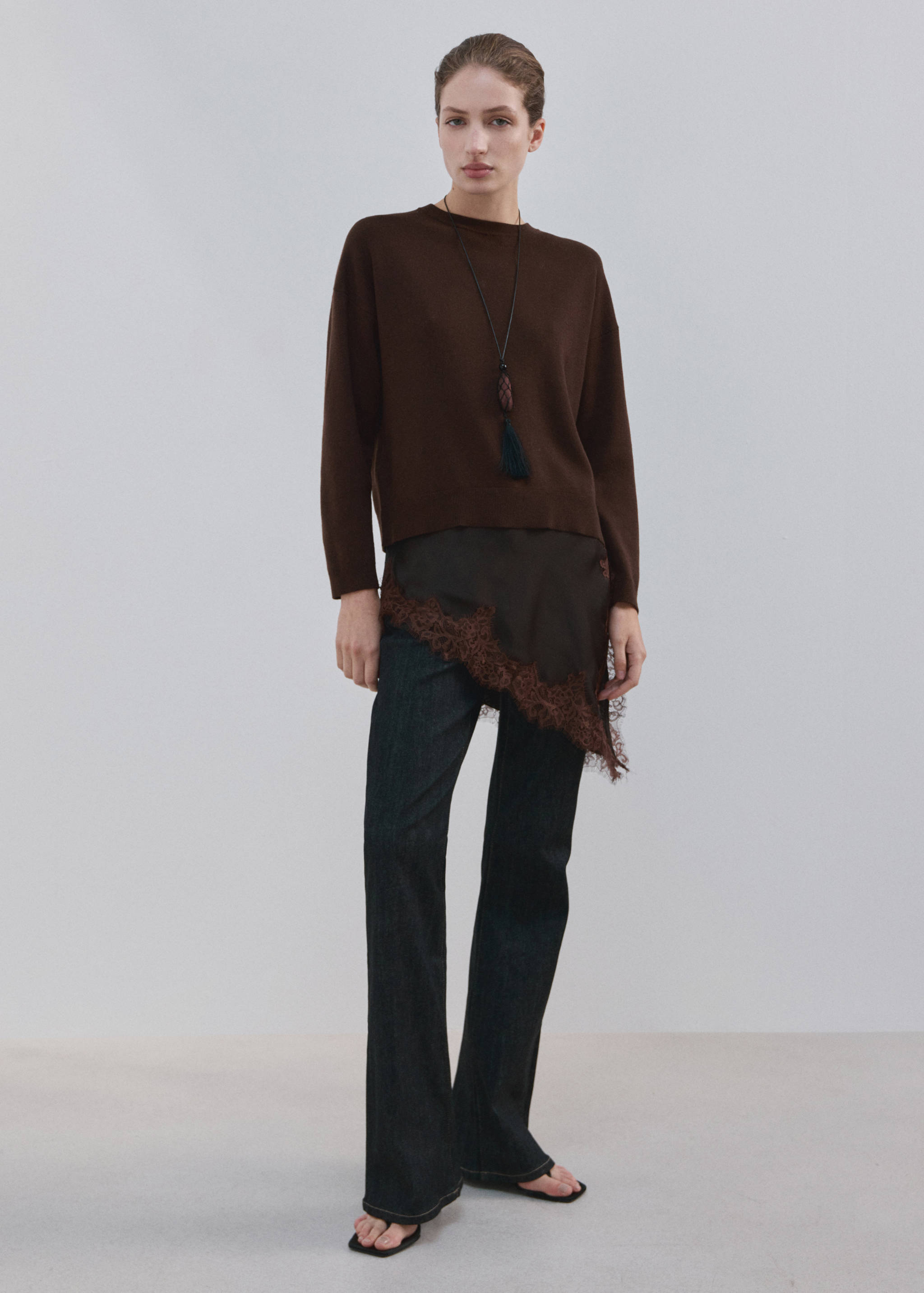 Jersei combinat blonda - Pla general