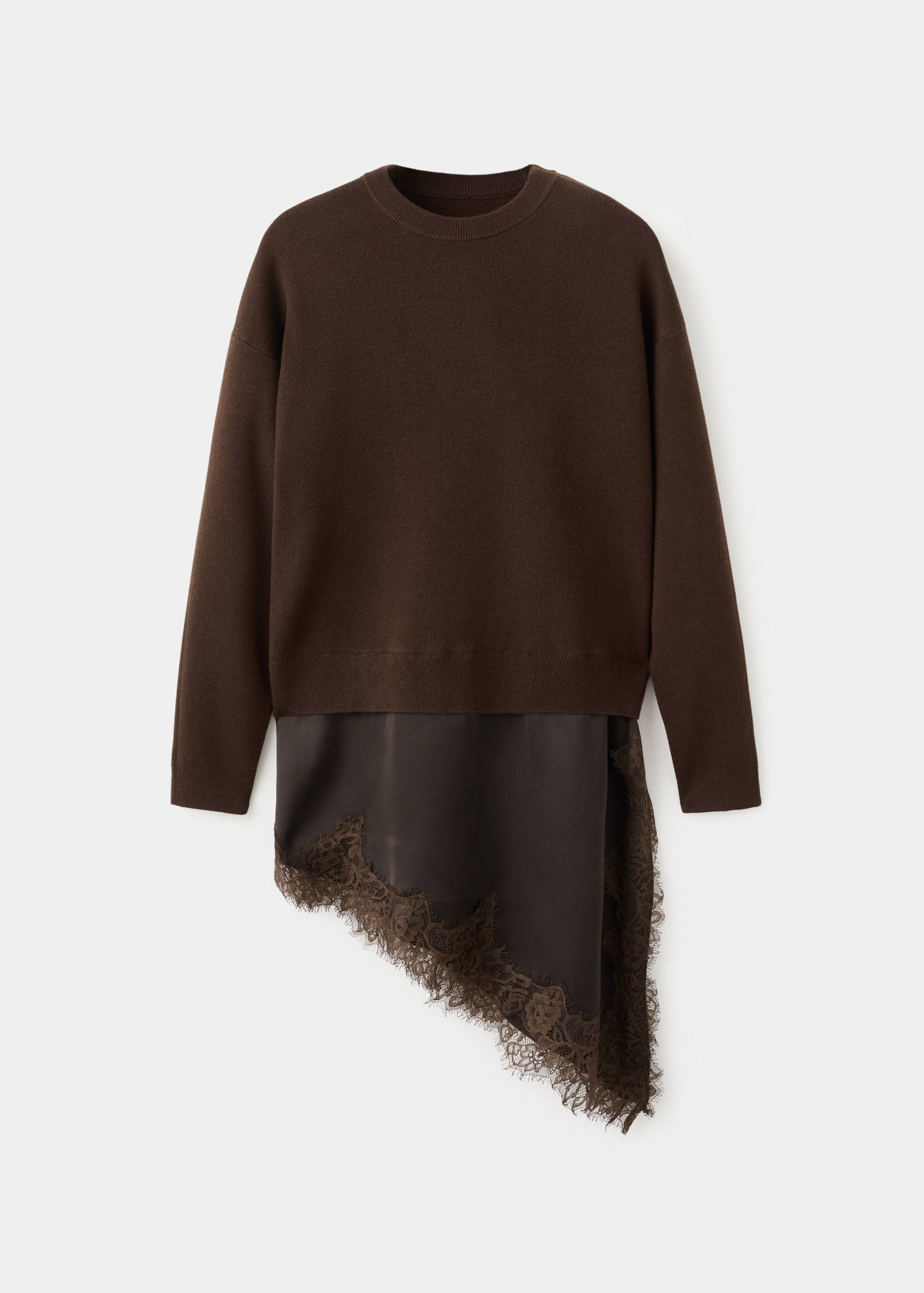 Jumper with lace detail - Article without model