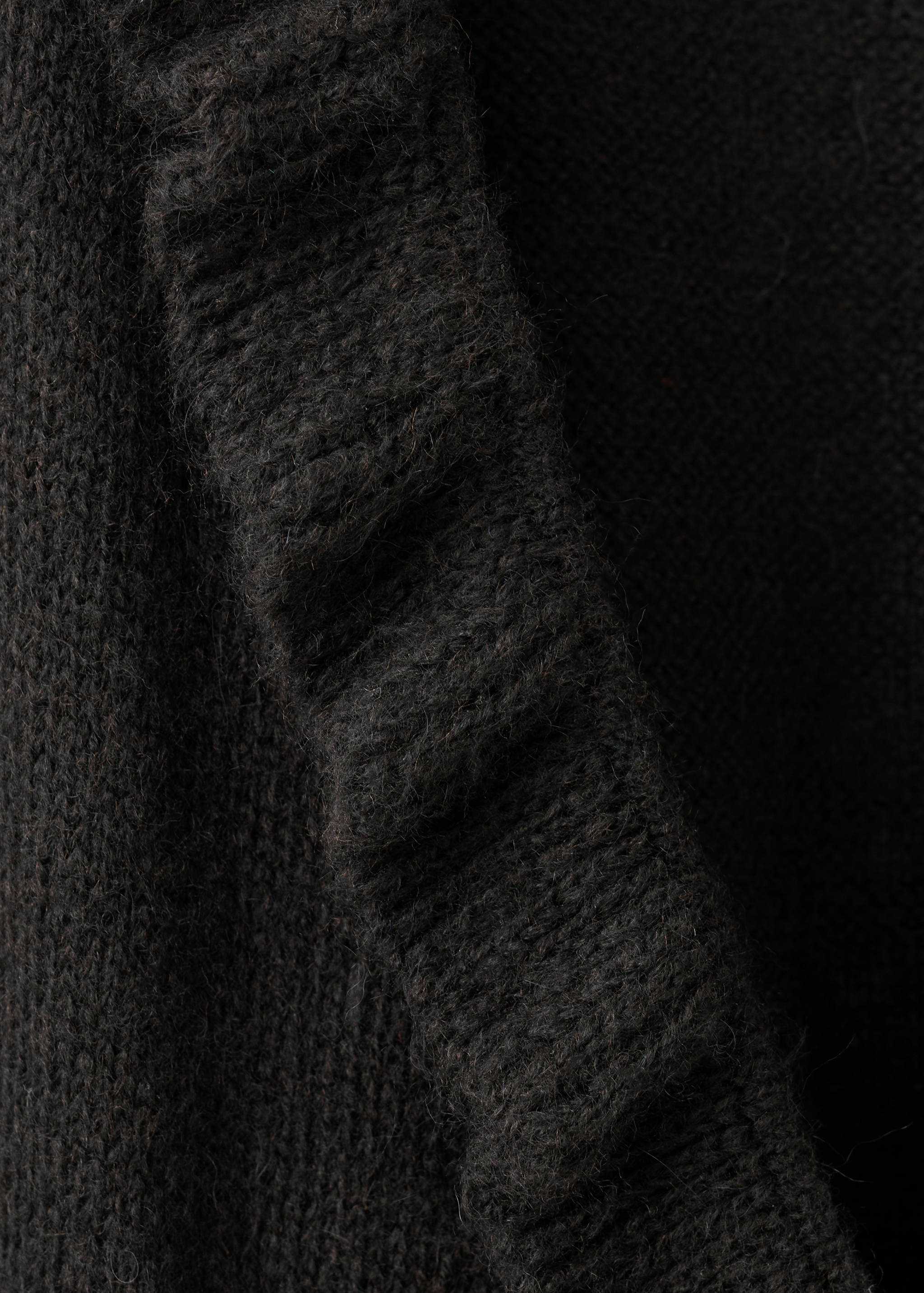 Ruffle  knit cardigan - Details of the article 8