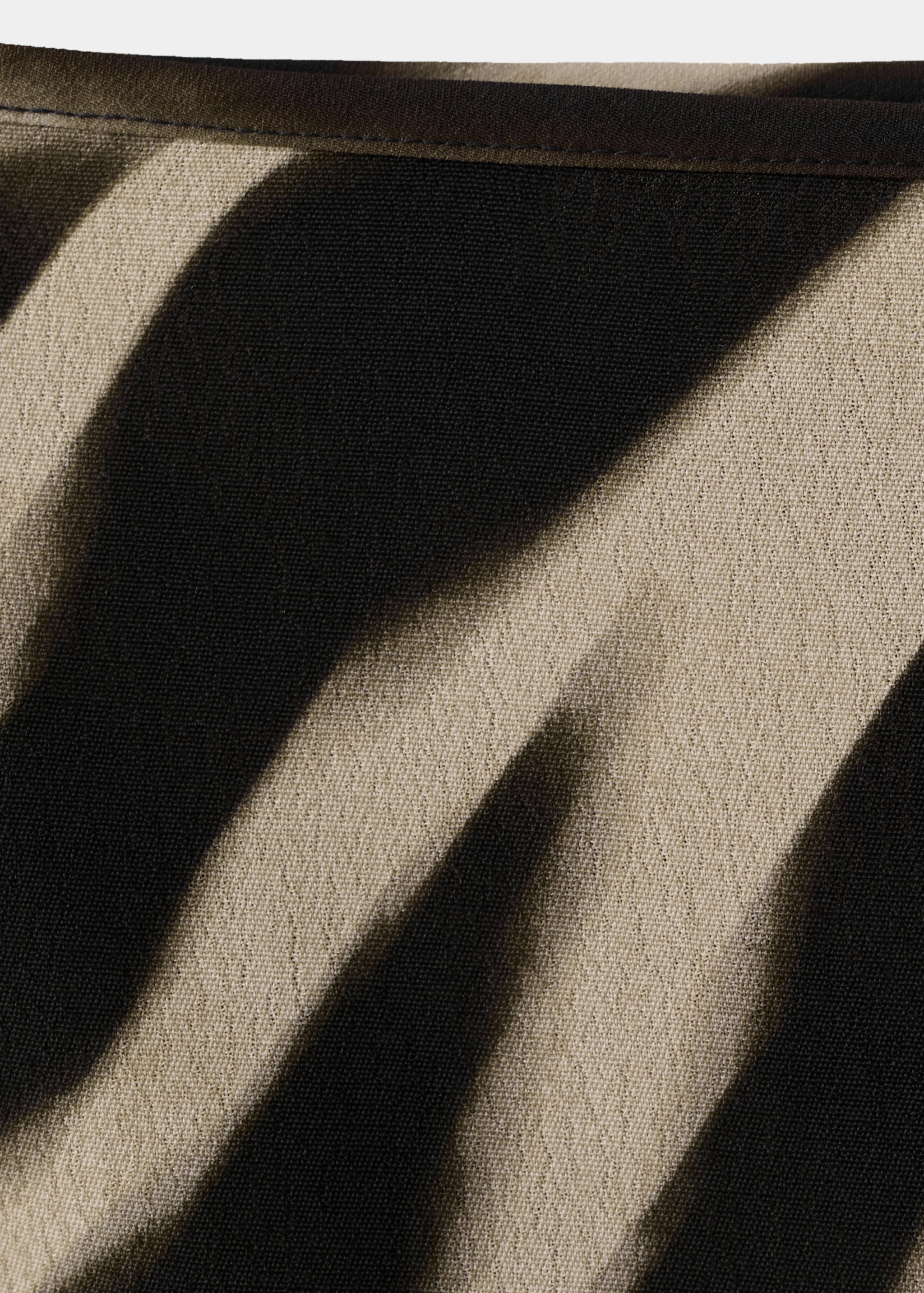 Pantalon droit imprimé zèbre - Détail de l'article 0