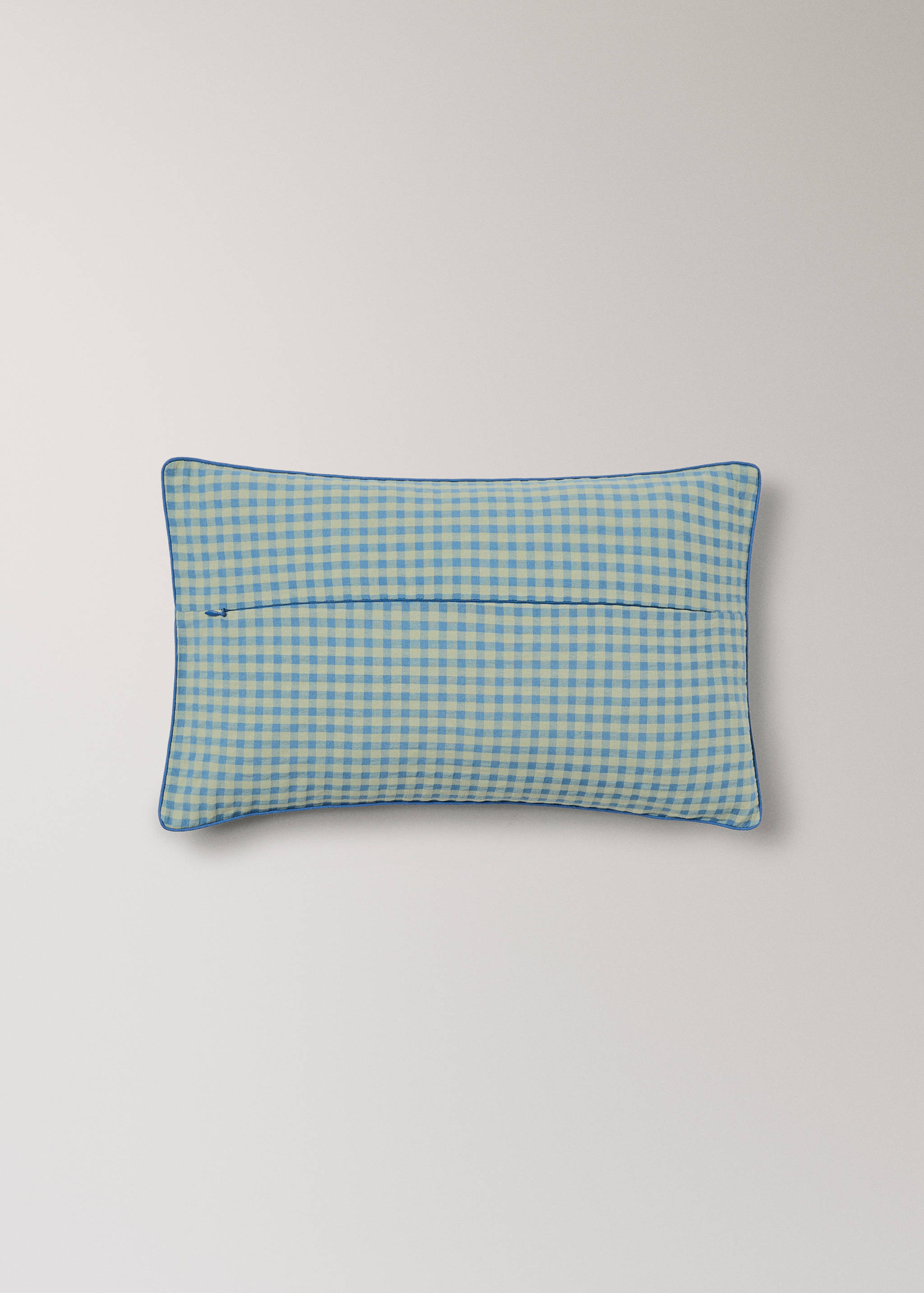 Children's check cushion cover 30x50 cm - Details of the article 1