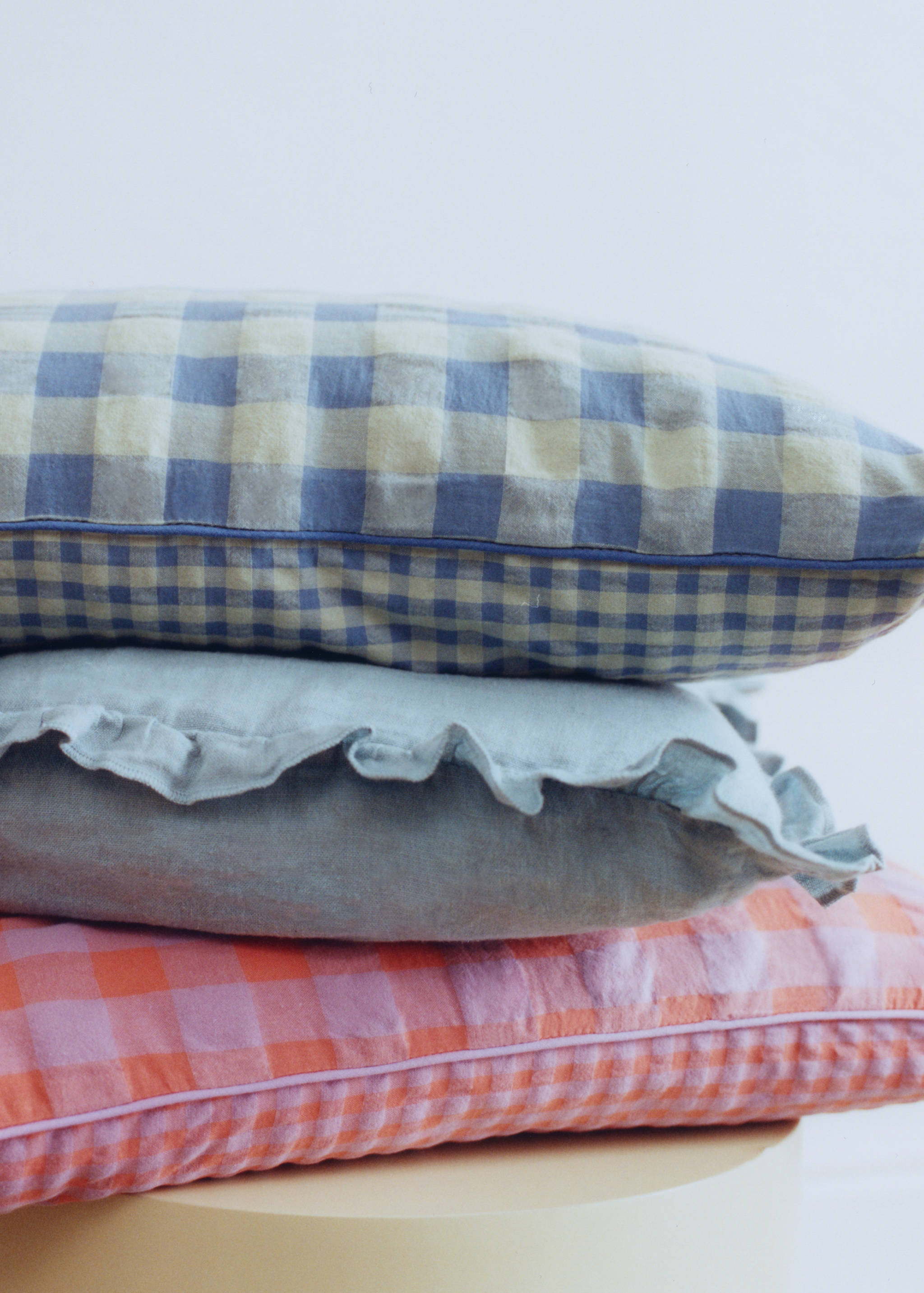 Children's check cushion cover 30x50 cm - Details of the article 6