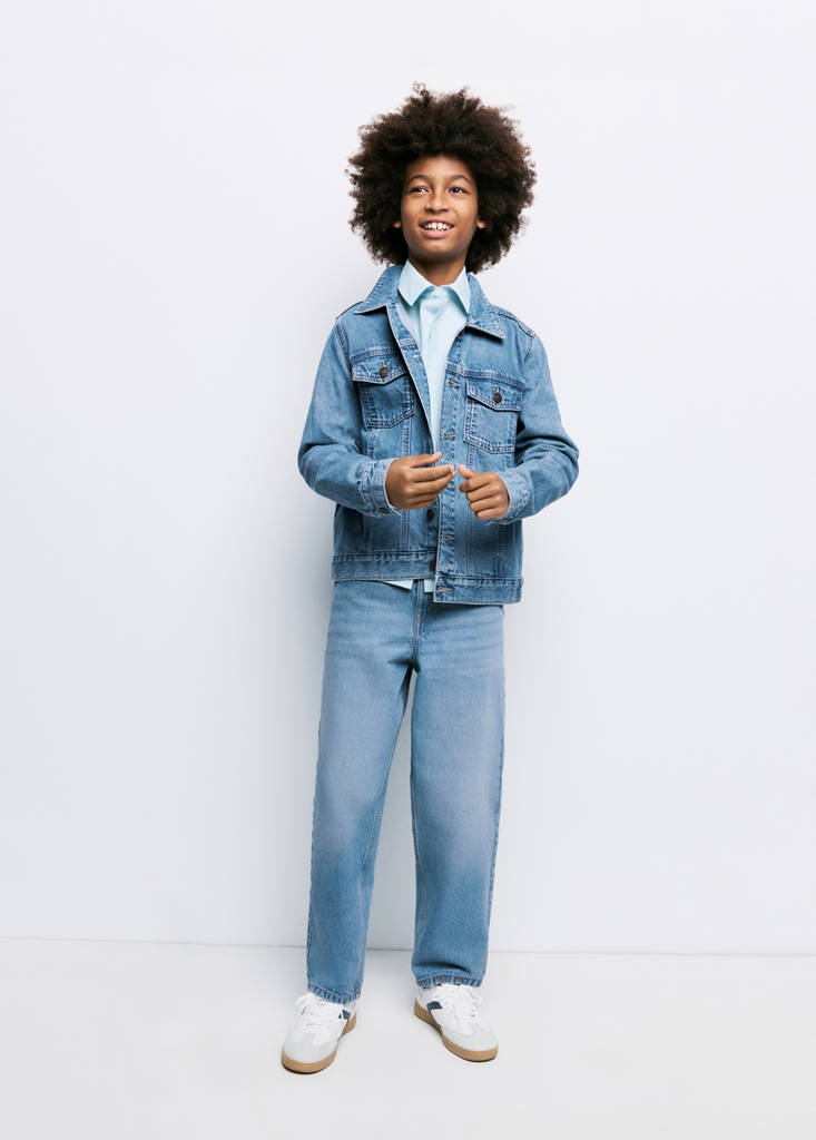 Kurtka dżinsowa black denim - Dzieci - 7 - MANGO KIDS