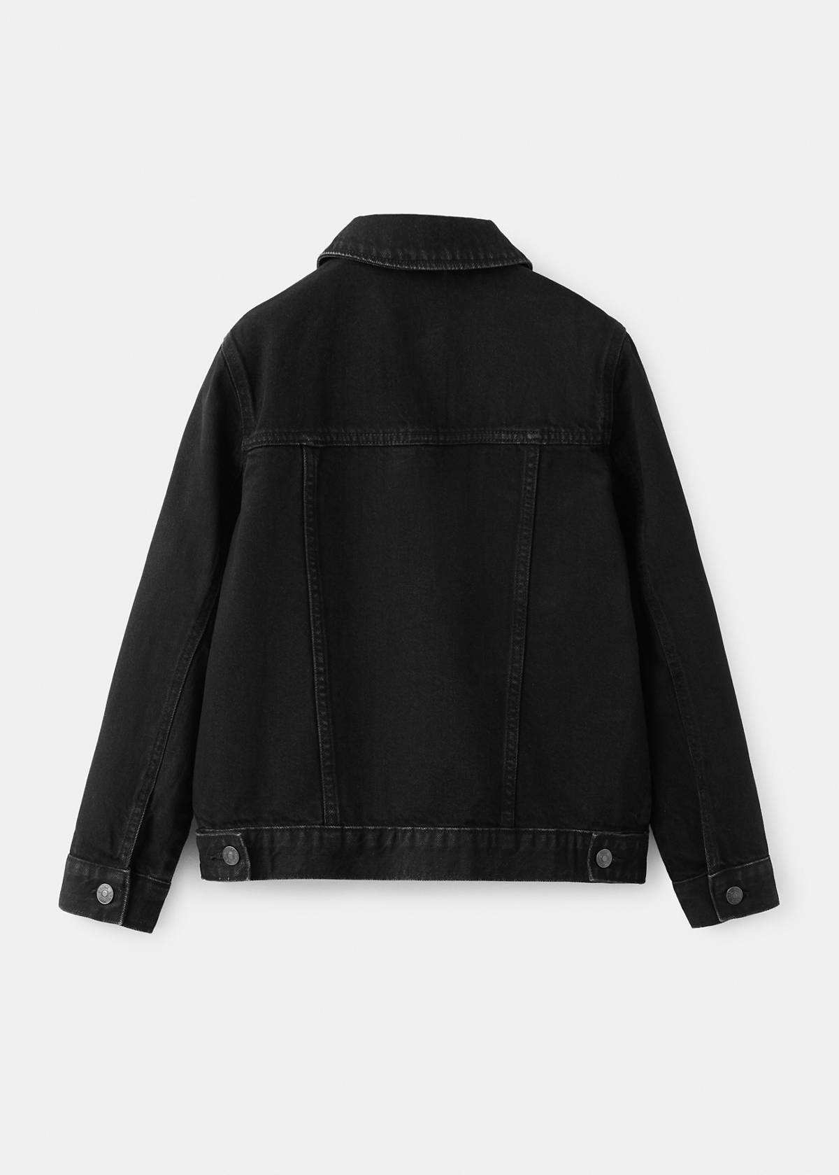 Denim jacket — Black denim