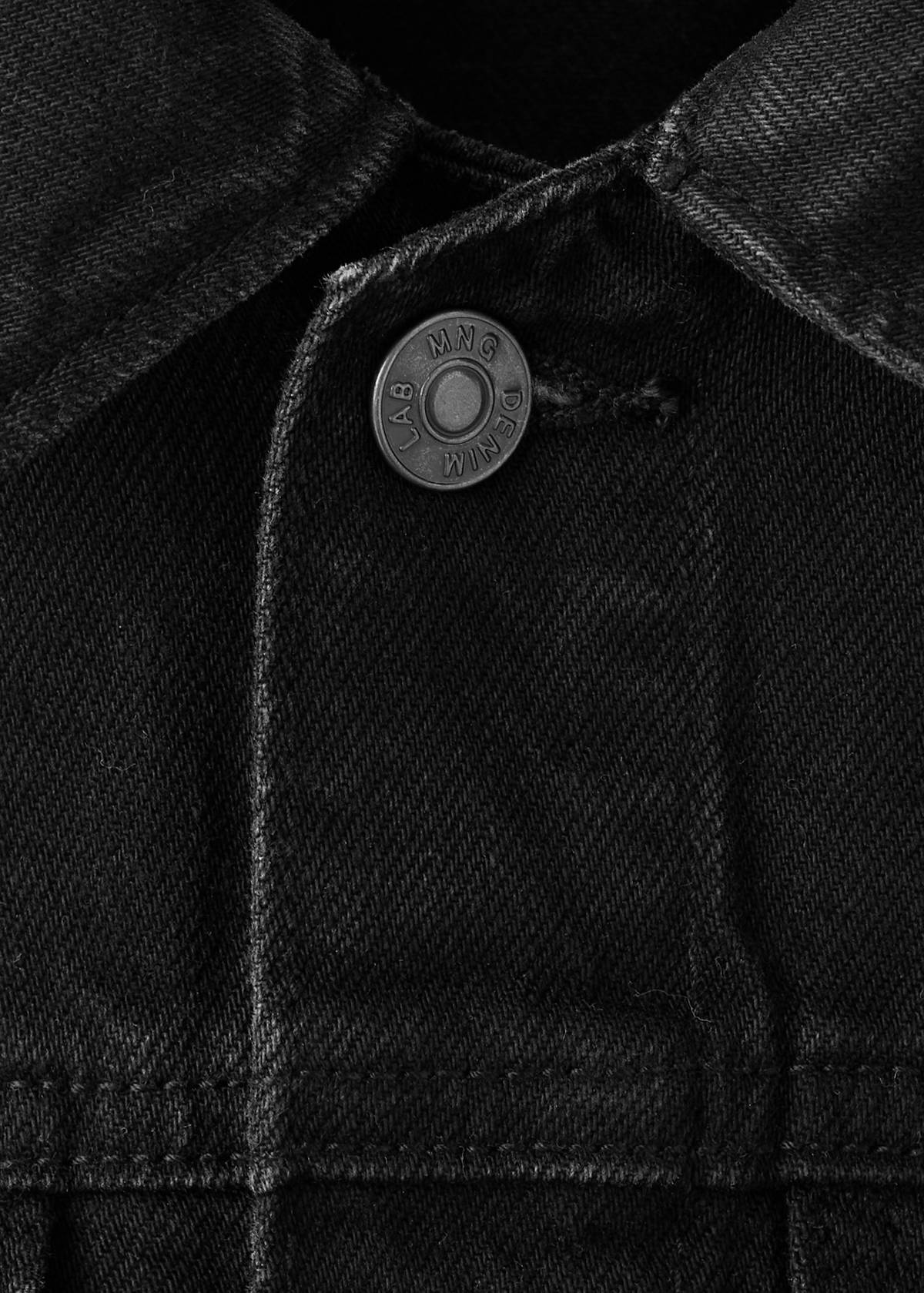 Denim jacket — Black denim