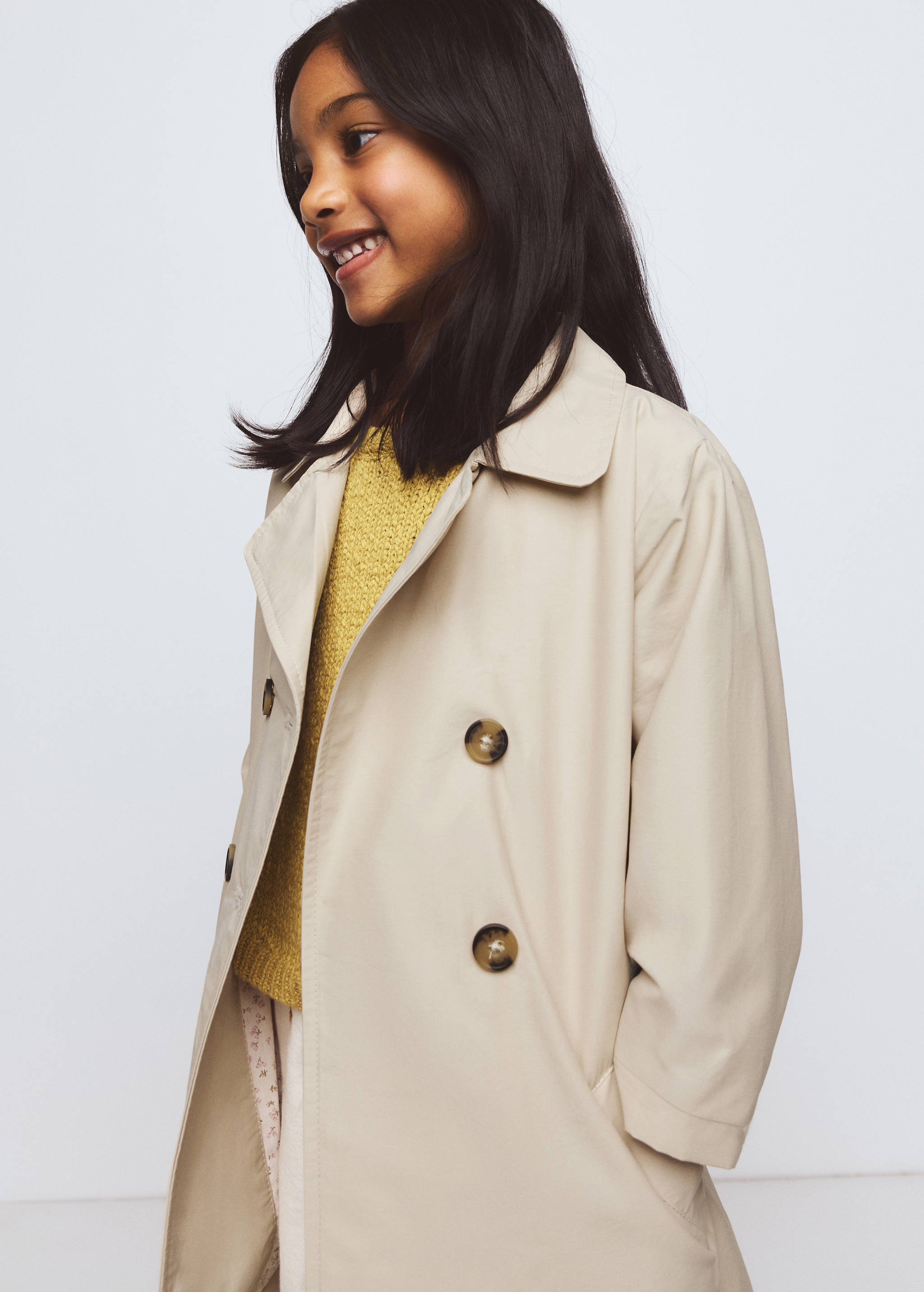 Double-breasted trench coat - Medium plane