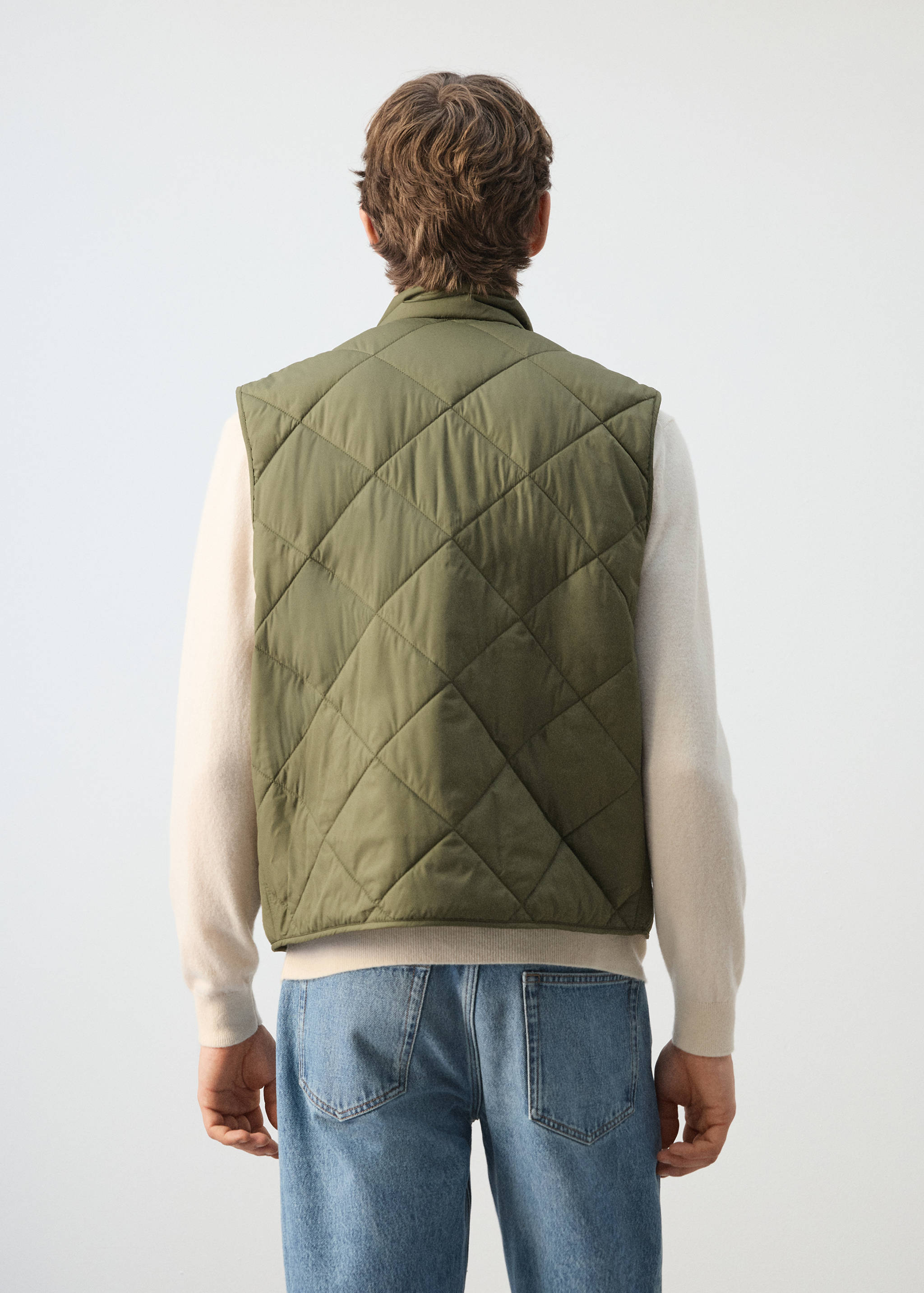 Gilet léger matelassé résistant à l’eau - Verso de l’article