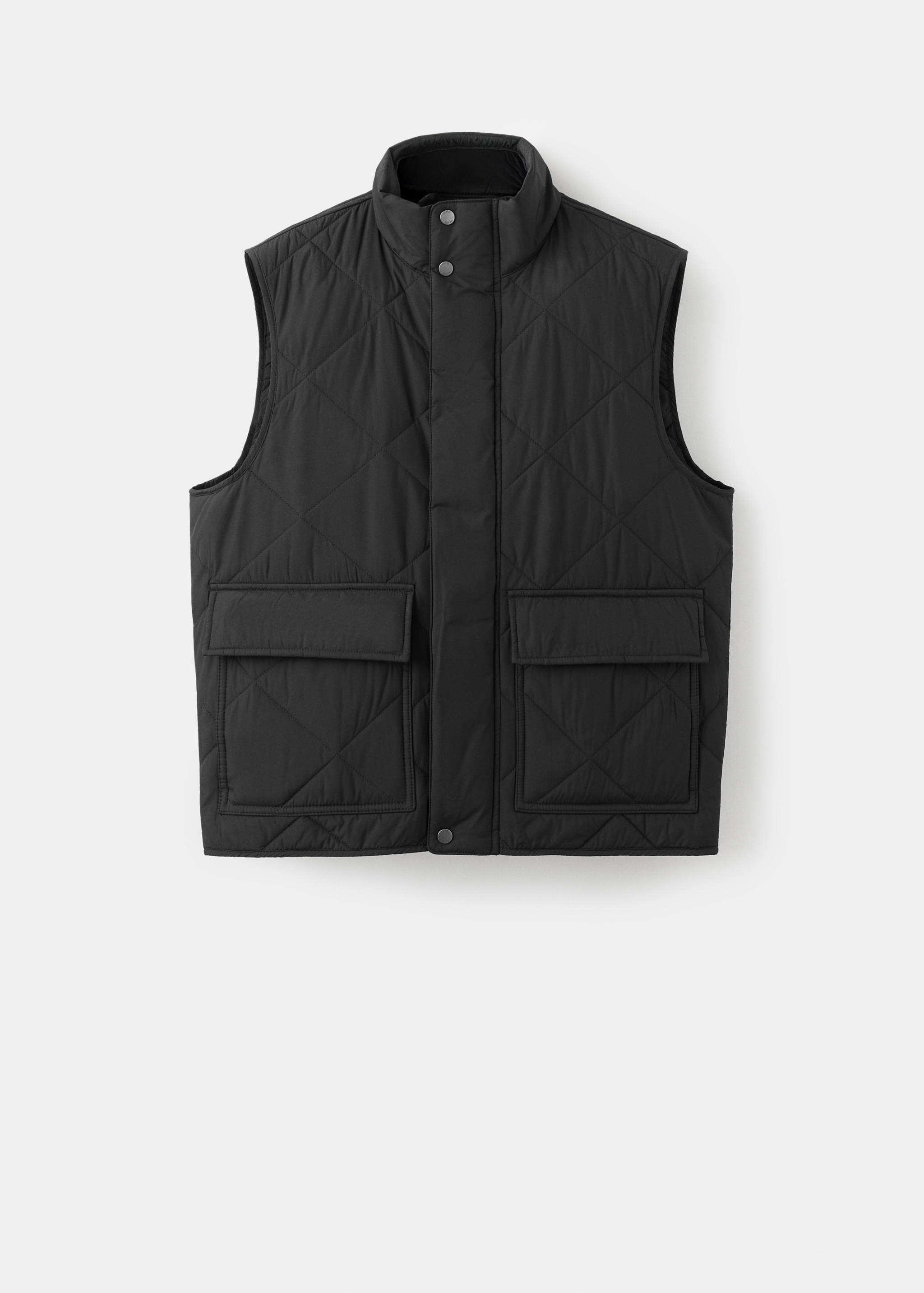 Легкий стеганый водоотталкивающий жилет - Изделие без модели