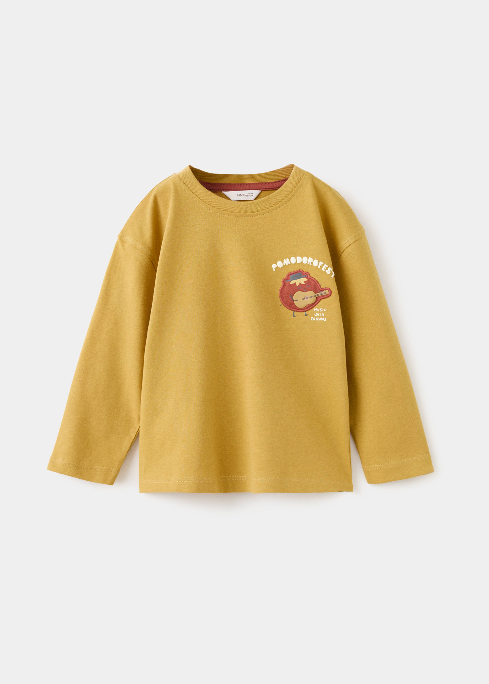 T-shirt coton imprimé motif - Article sans modèle