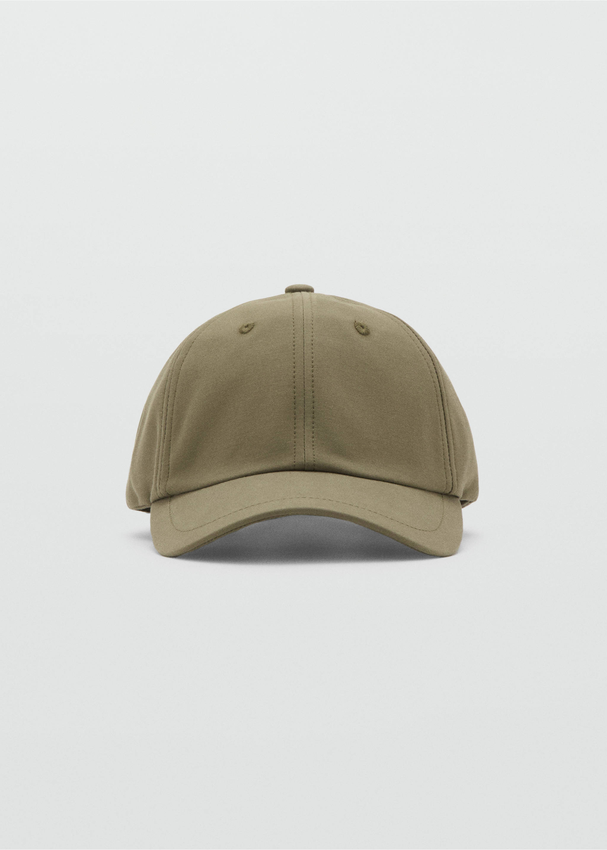 Gorra llisa cotó - Pla mig, Caqui. Ref: 27084409-00.
